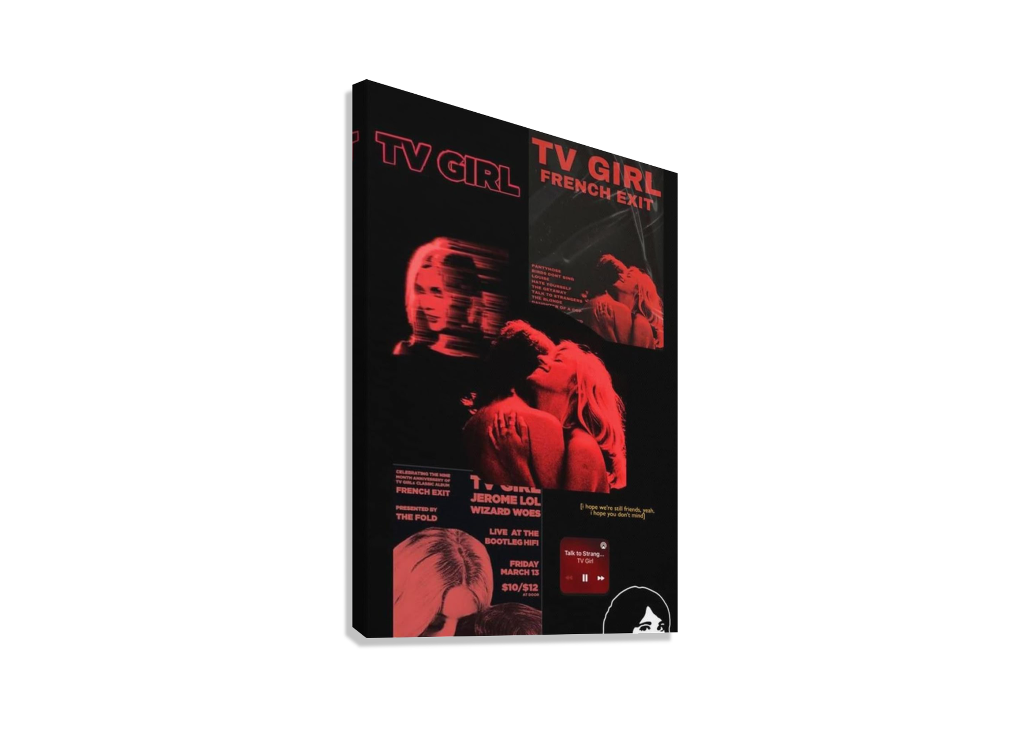 TV GIRL "FRENCH EXIT " CANVAS POSTER