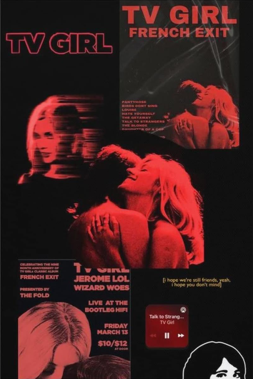 TV GIRL "FRENCH EXIT " CANVAS POSTER