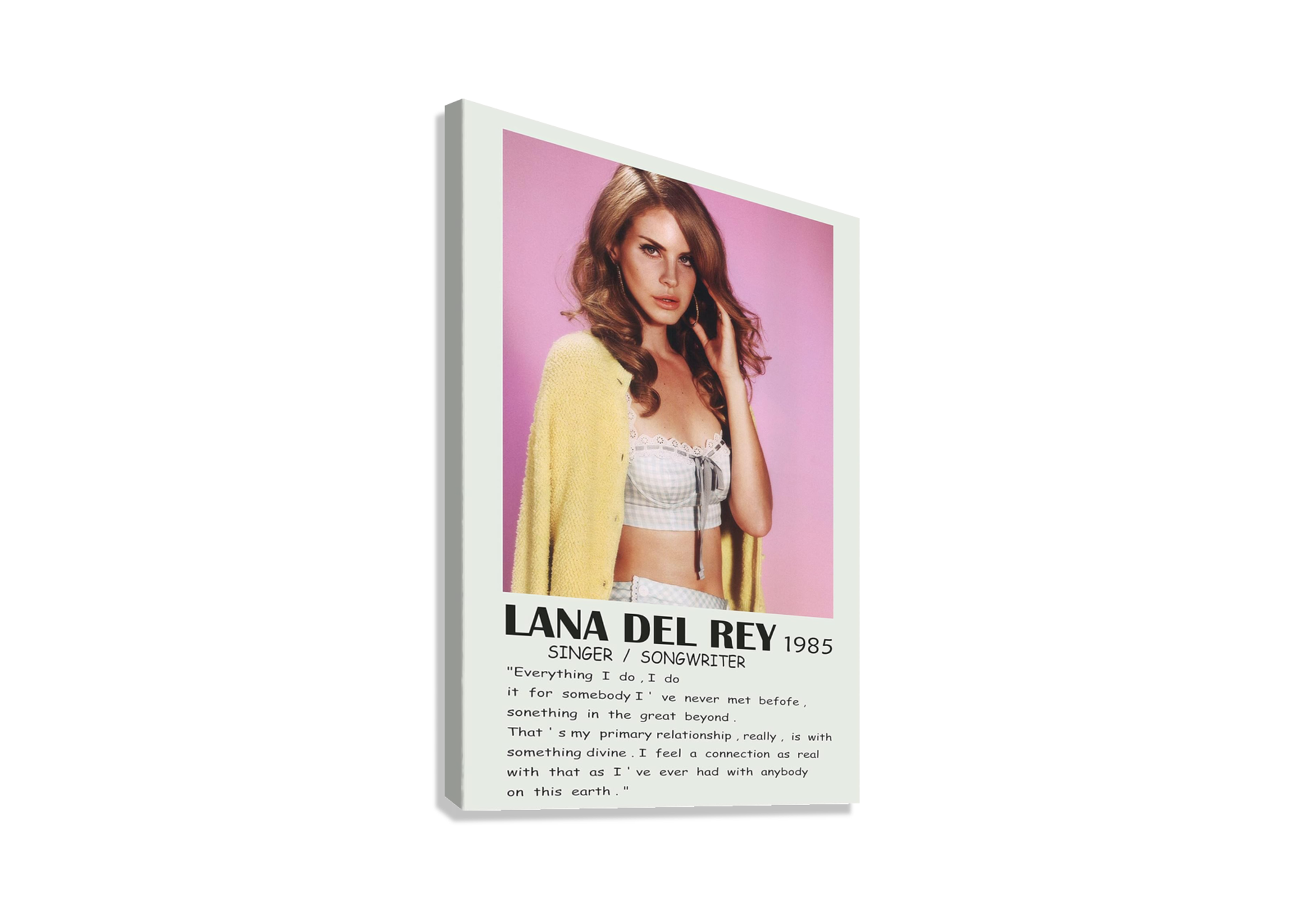 LANA DEL RAY CANVAS POSTER