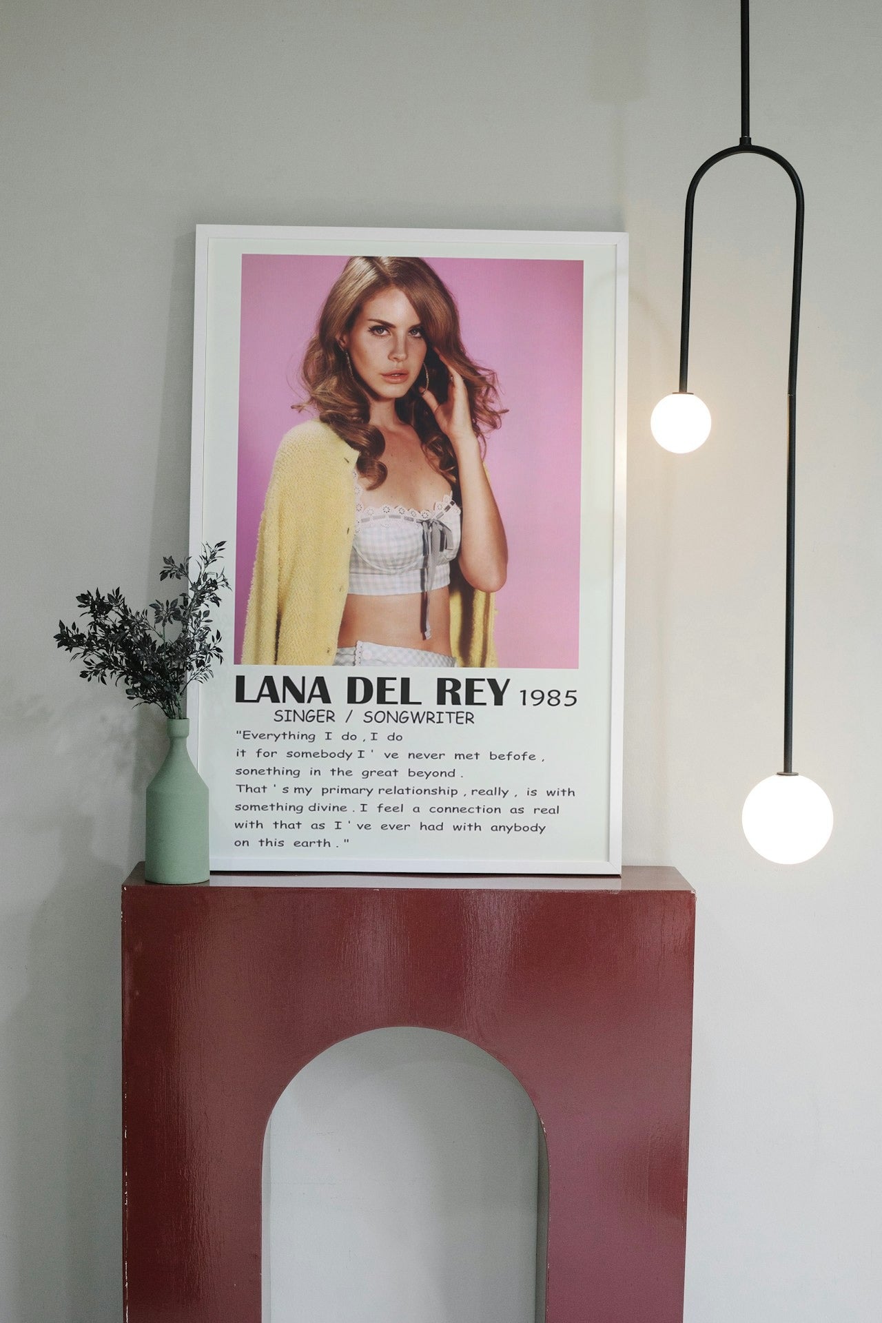 LANA DEL RAY CANVAS POSTER
