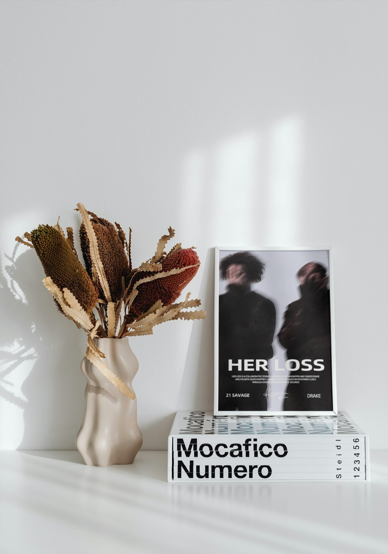 DRAKE " HER LOSS " CANVAS POSTER