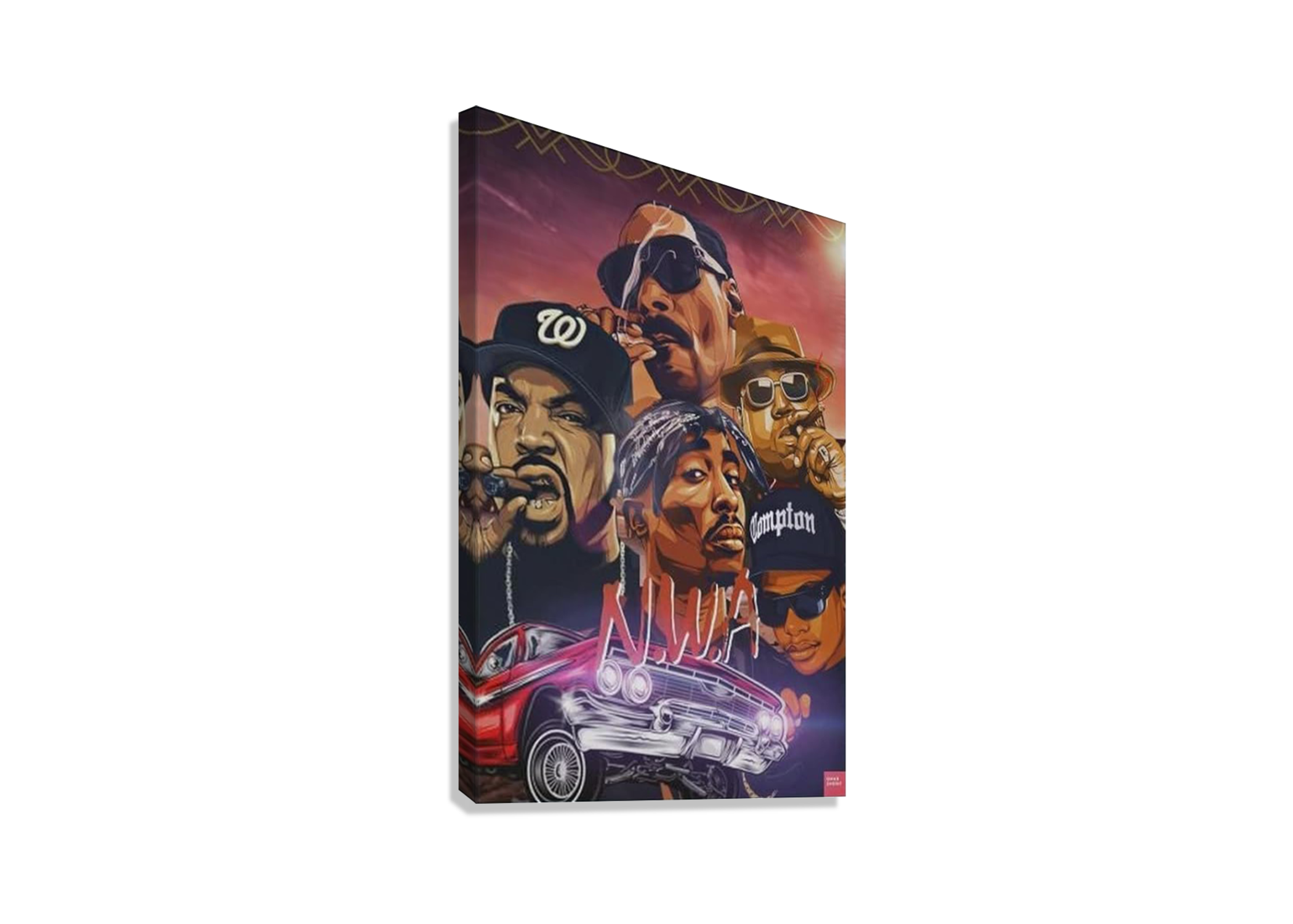 90'S RAP CANVAS POSTER
