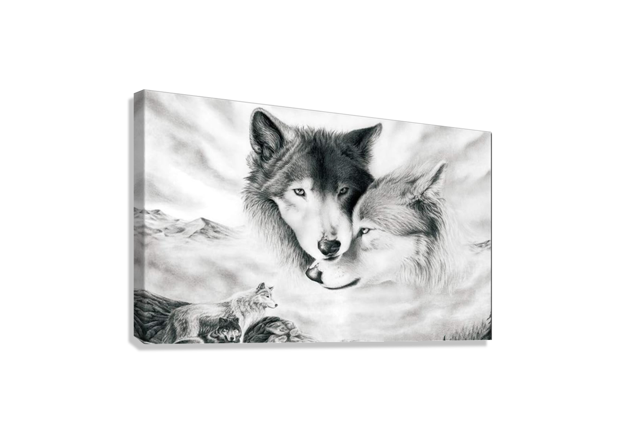 WOLF CANVAS POSTER