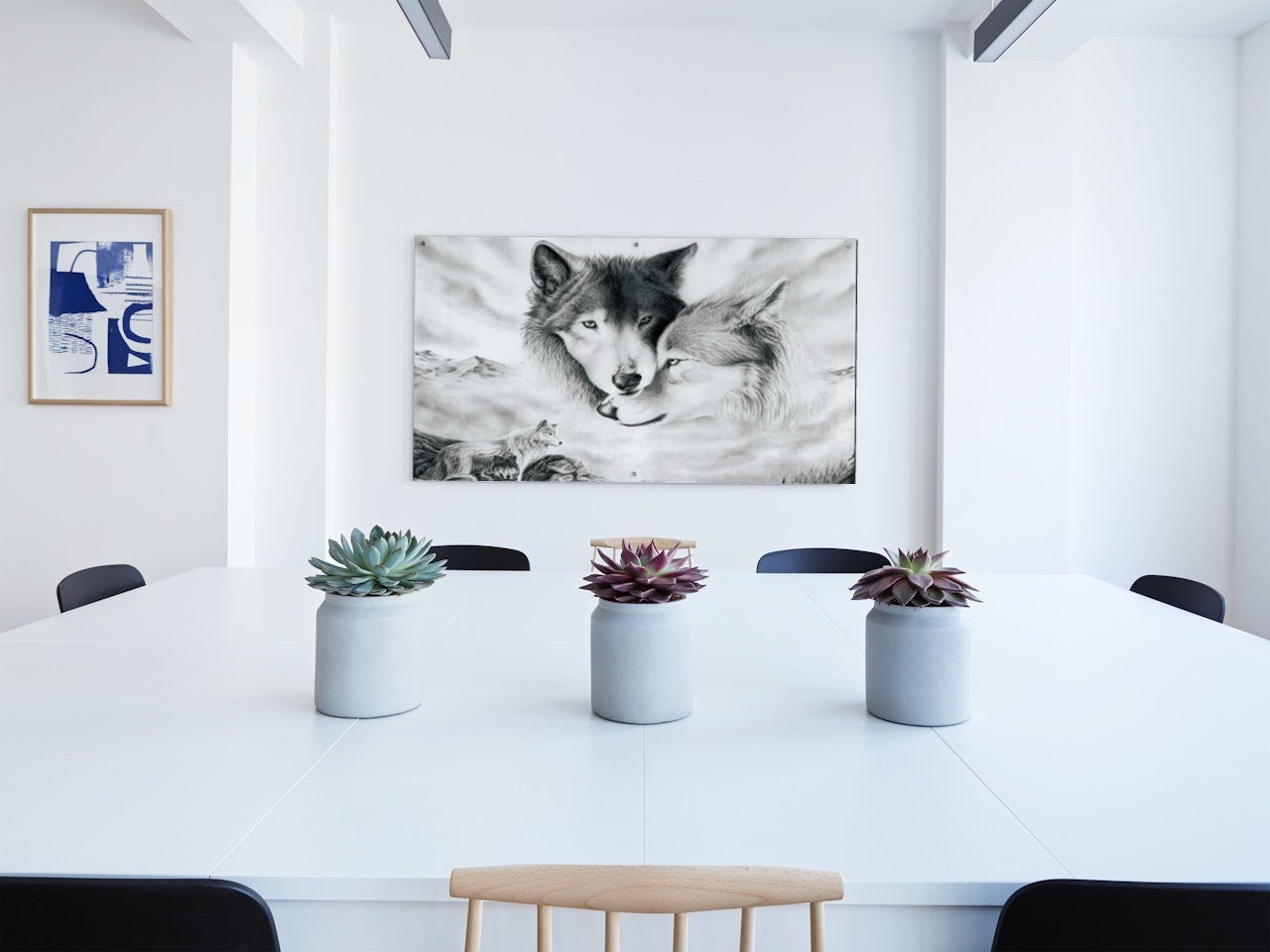 WOLF CANVAS POSTER