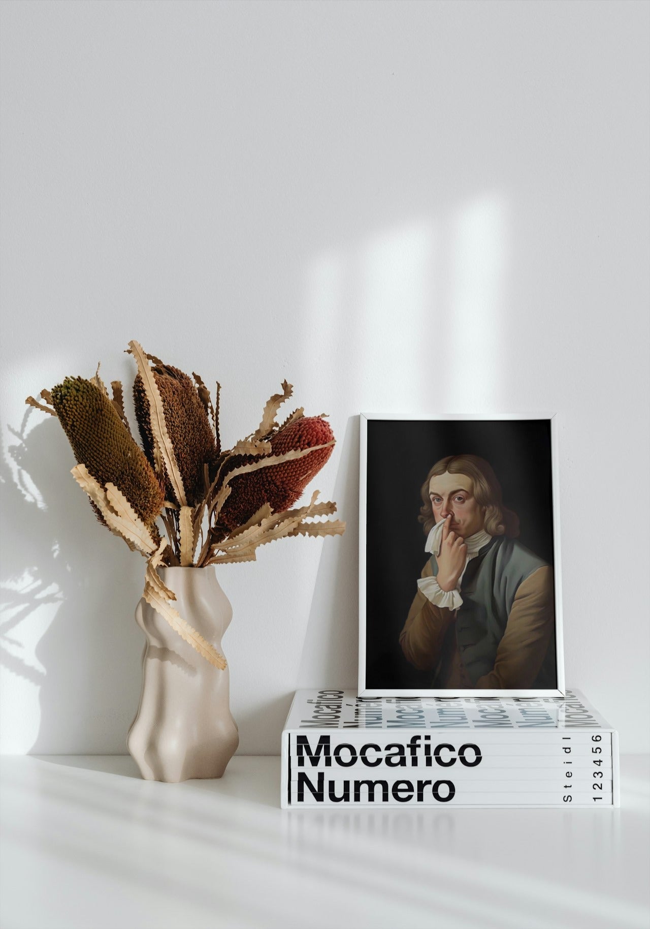 A FUNNY VICTORIAN PAINTING CANVAS POSTER