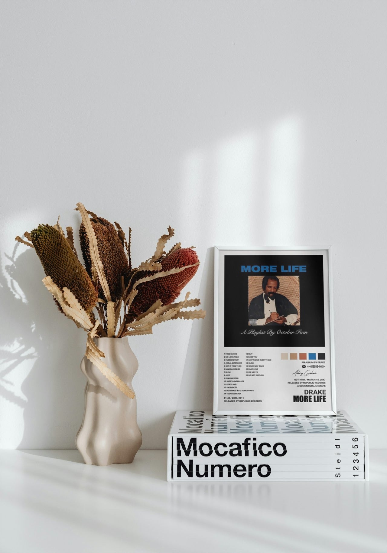 DRAKE " MORE LIFE " CANVAS POSTER