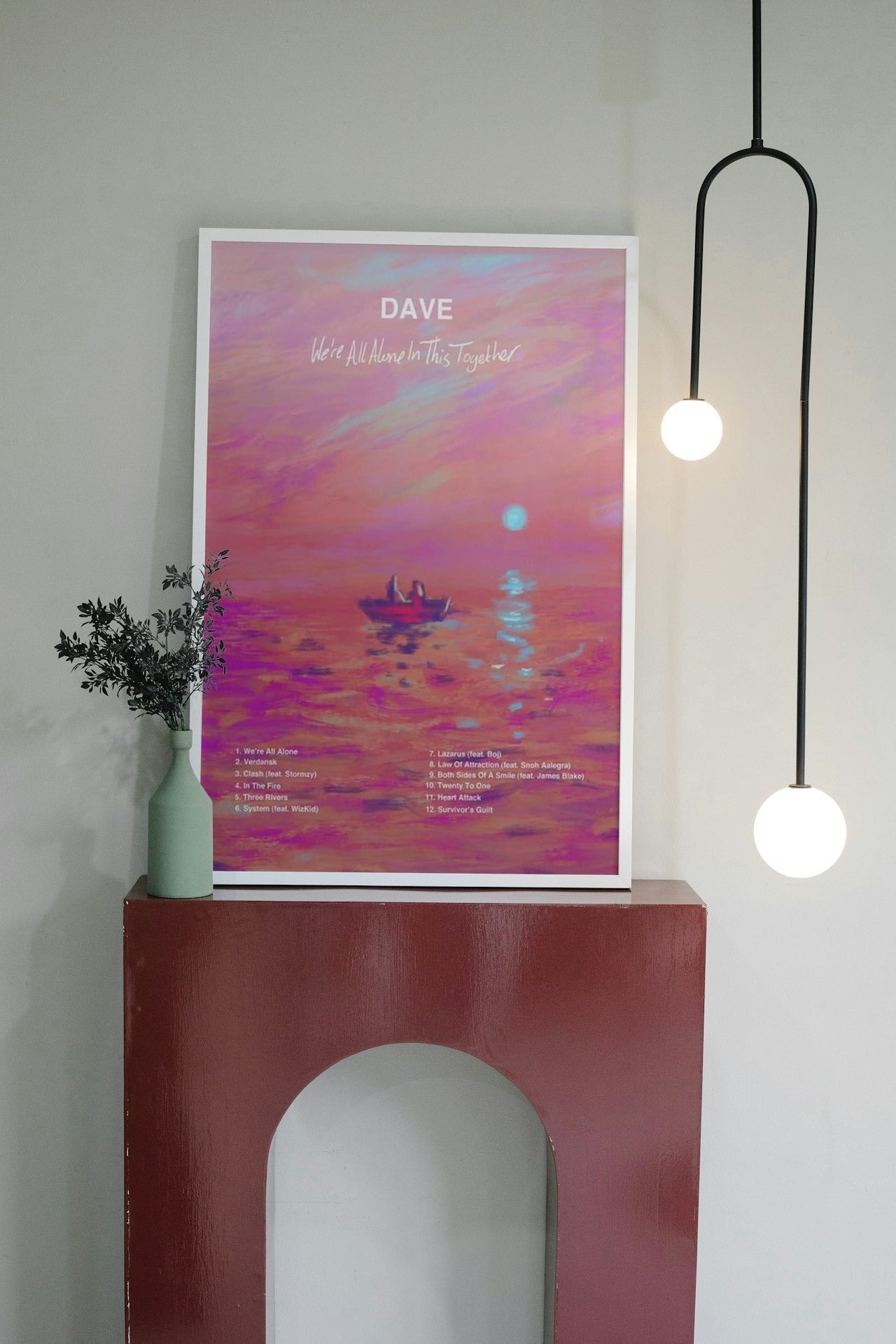 DAVE " WE'RE ALL TOGETHER " CANVAS POSTER