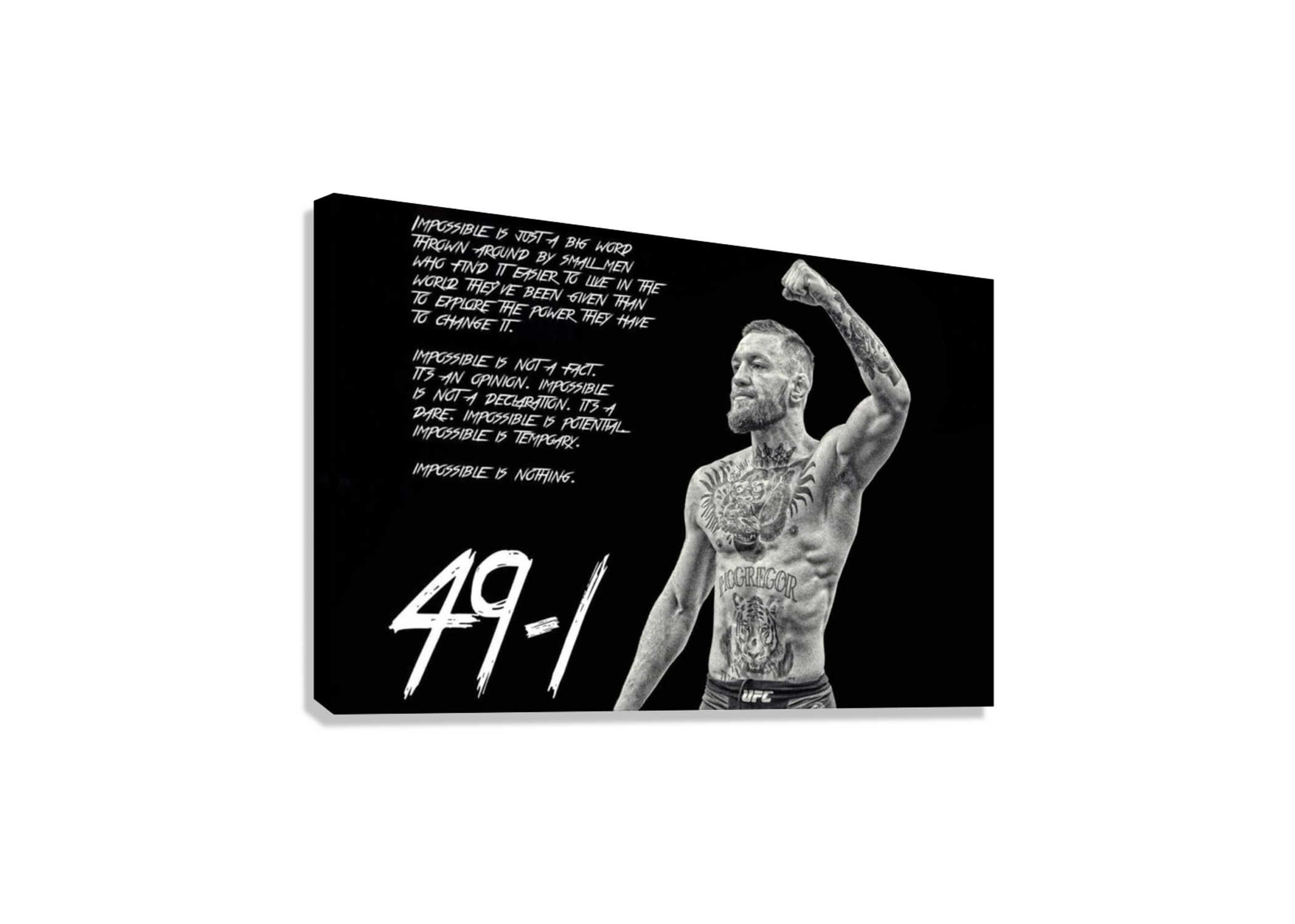 CONOR MCGREGGOR CANVAS POSTER