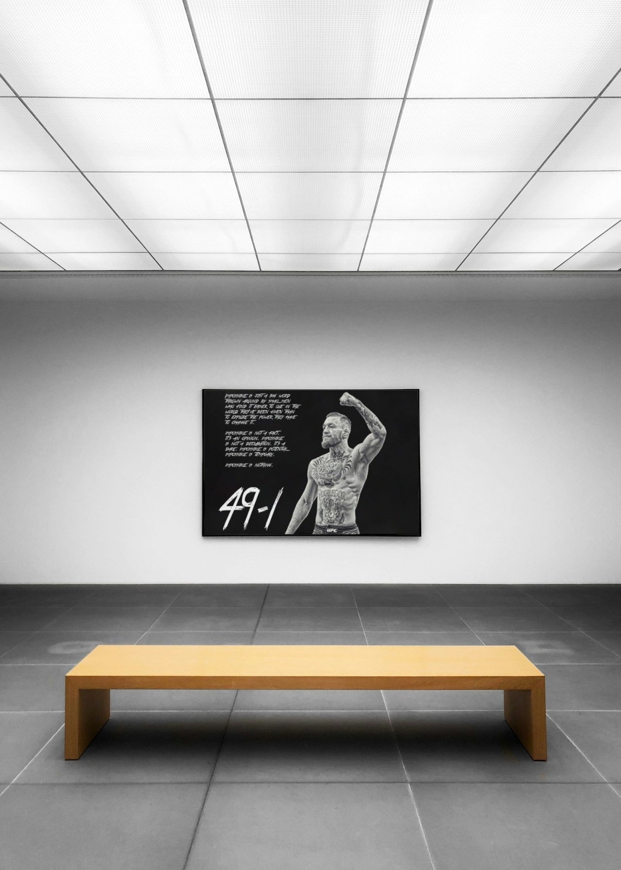 CONOR MCGREGGOR CANVAS POSTER