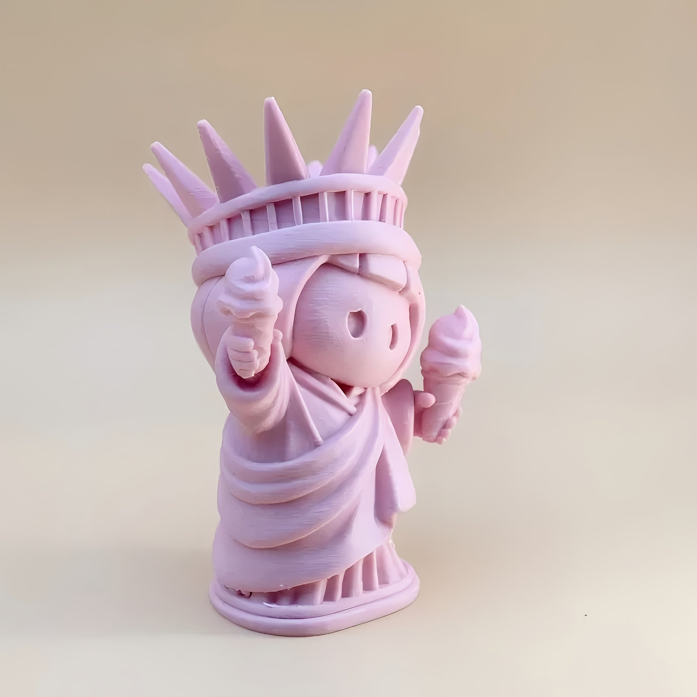 Tnessential Printed Statue of Liberty Collectible Figurines 3D Decor