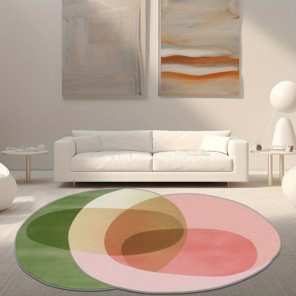 PINK IRREGULAR RUG view 2