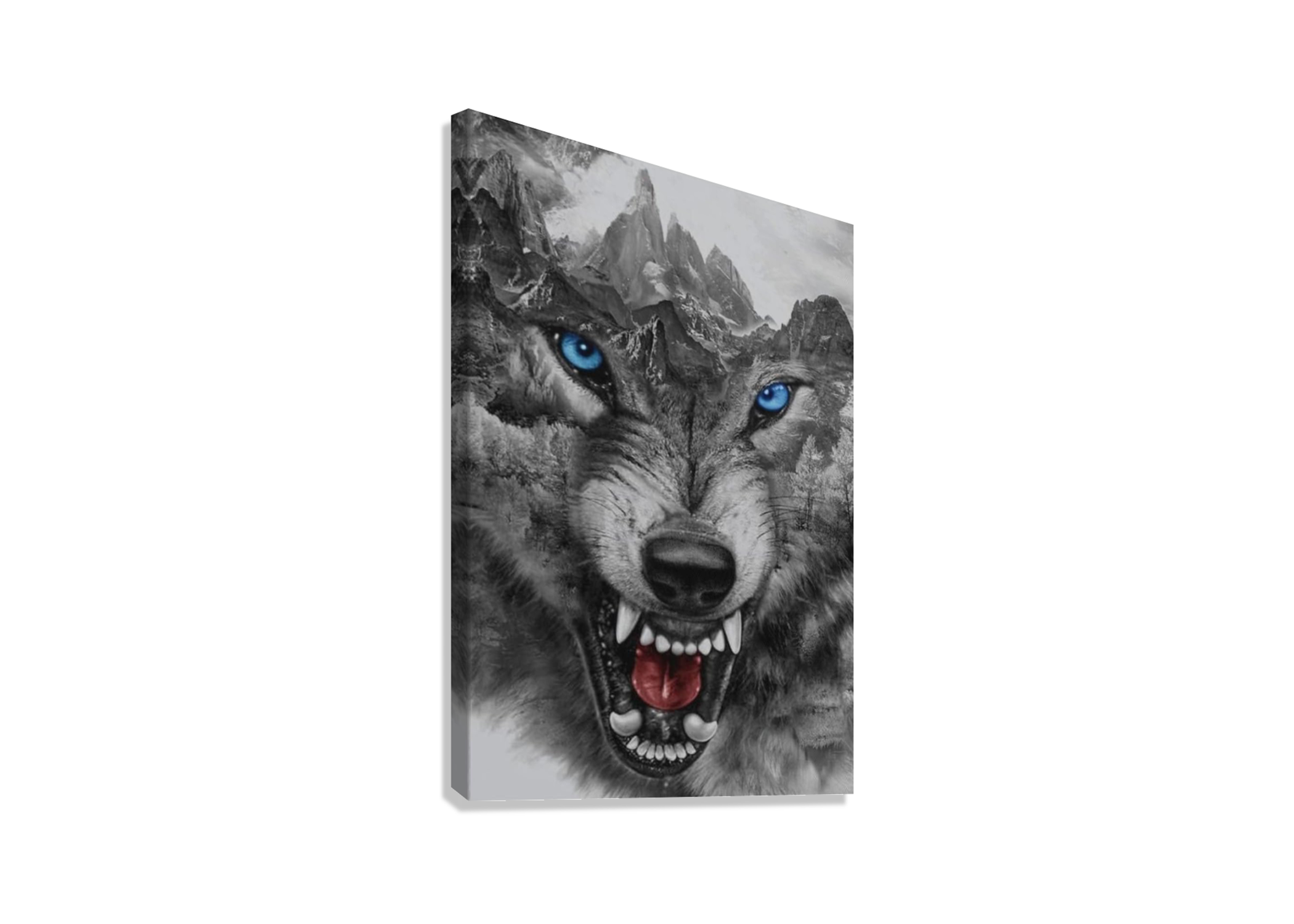 WOLF CANVAS POSTER
