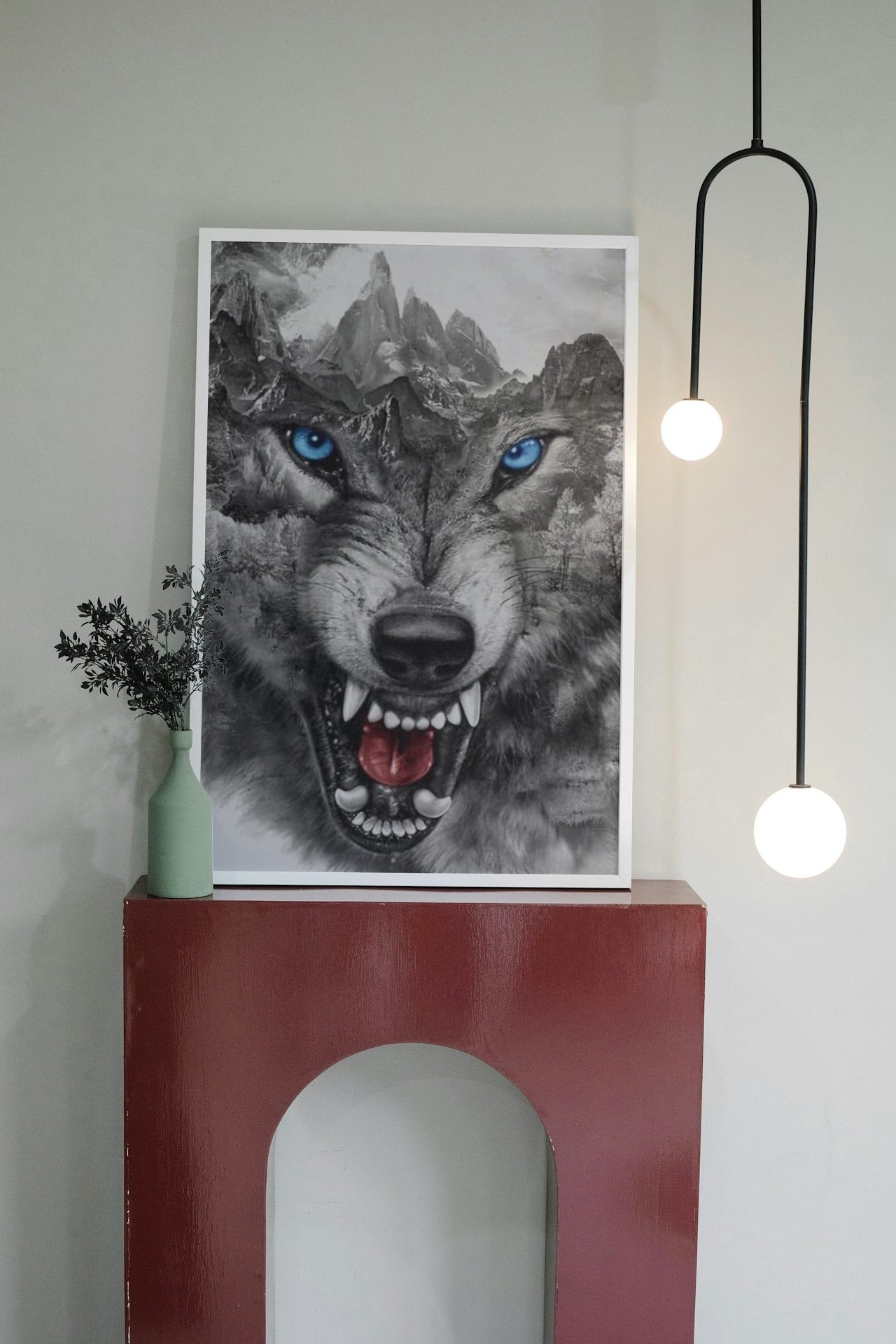 WOLF CANVAS POSTER