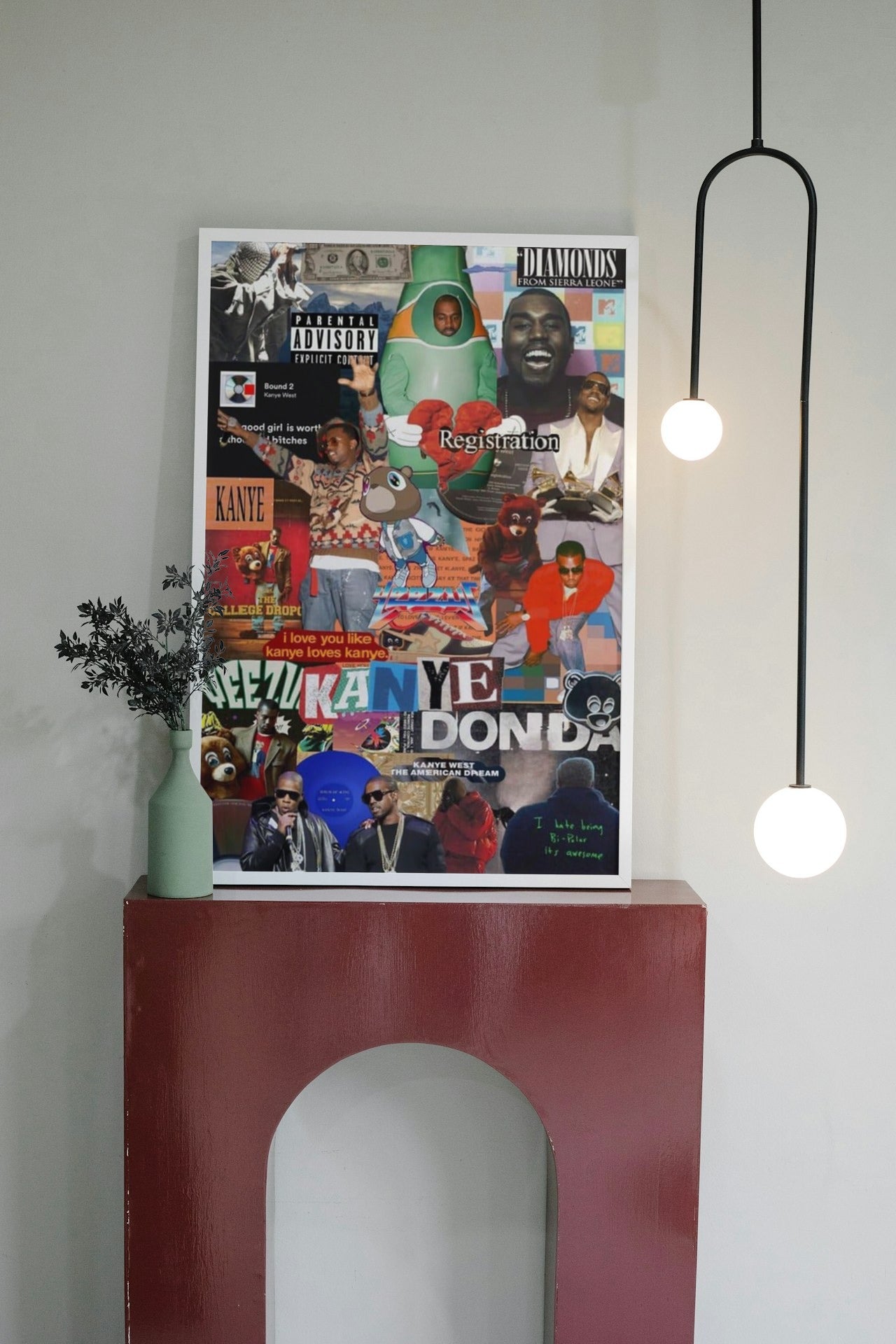 KANYE WEST CANVAS POSTER