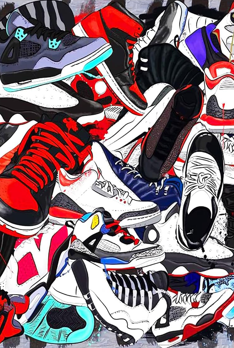 HYPE BEAST SHOES CANVAS POSTER