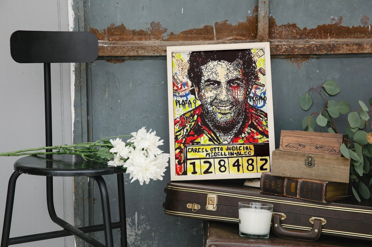 PABLO ESCOBAR CANVAS POSTER