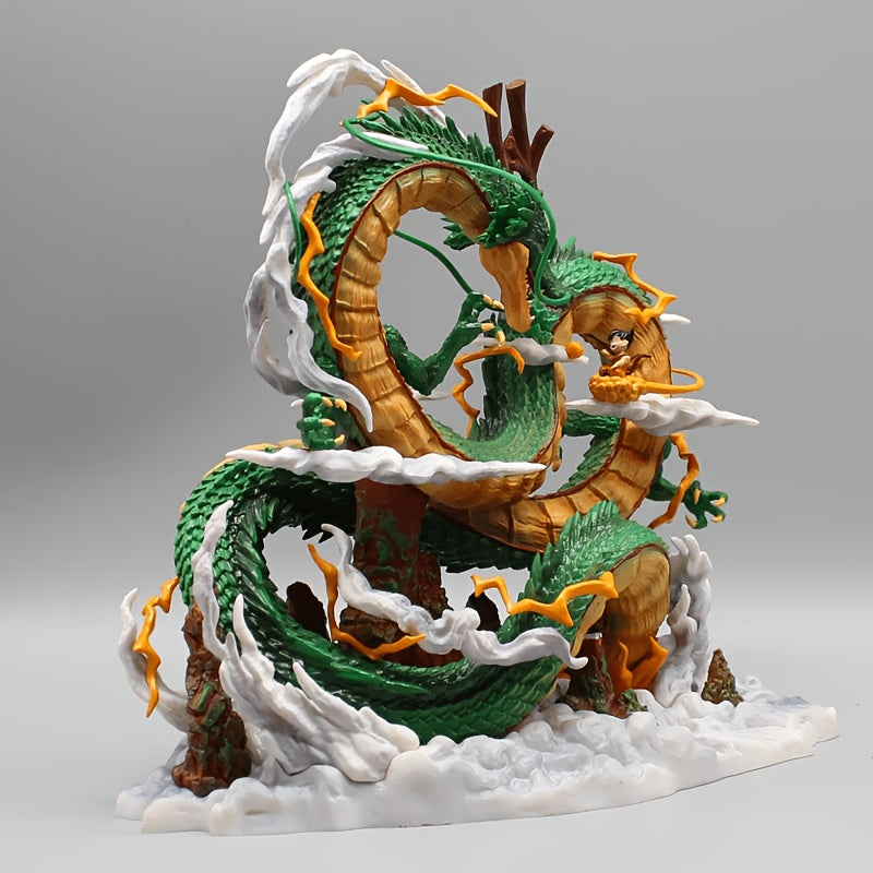 Tnessential Anime Goku and Shenron Figure Collectible 3D Decor