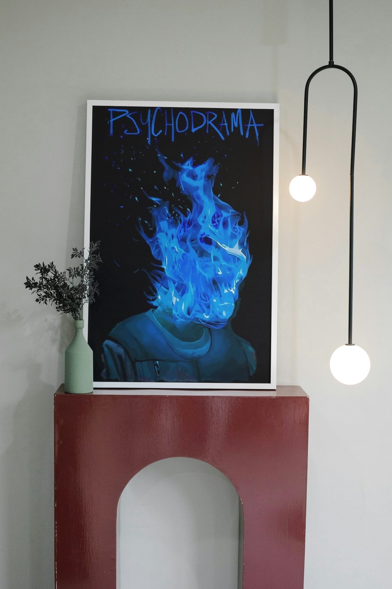 DAVE "PYSCHODRAMA" CANVAS POSTER