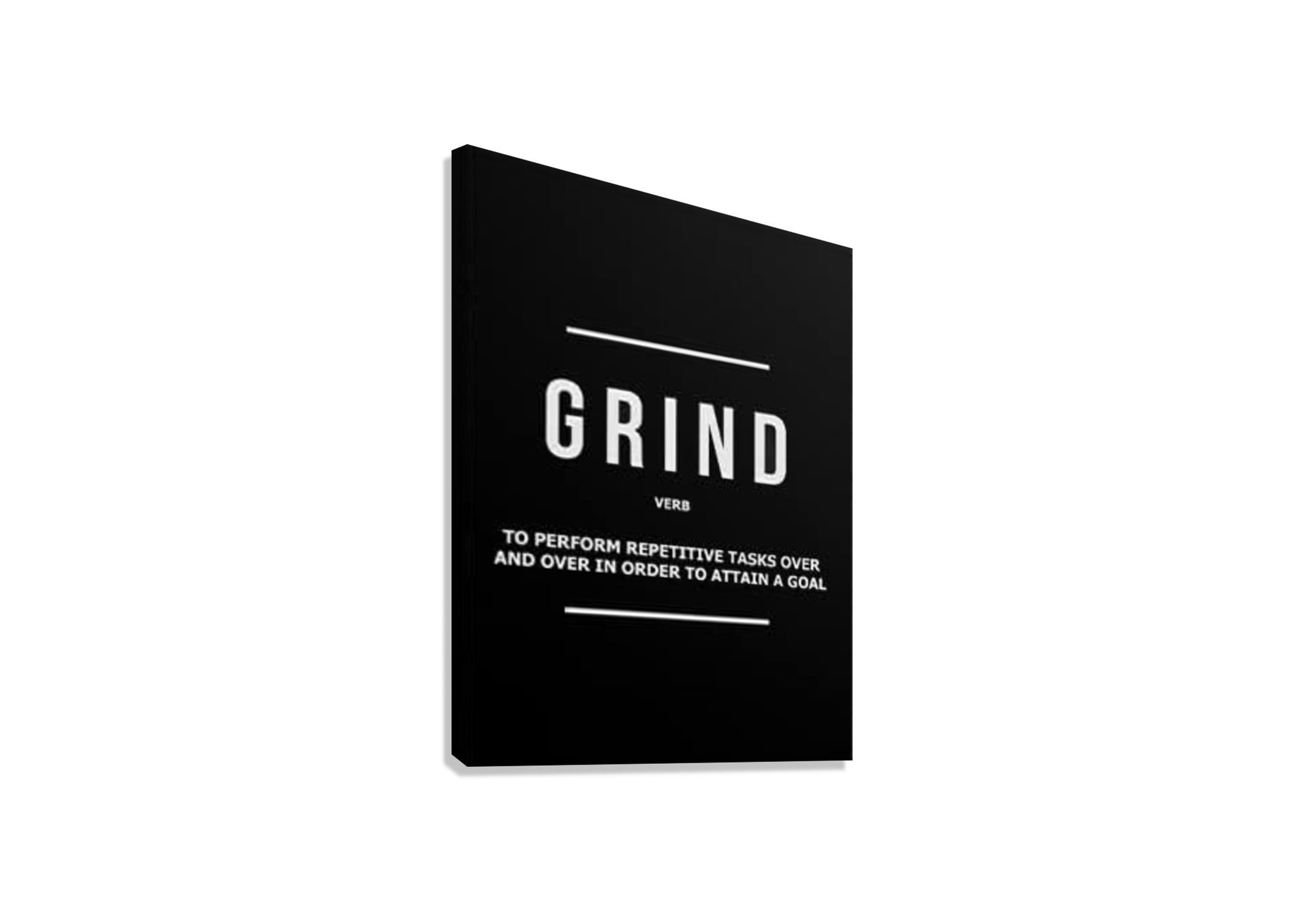 GRIND MOTIVATIONAL CANVAS POSTER