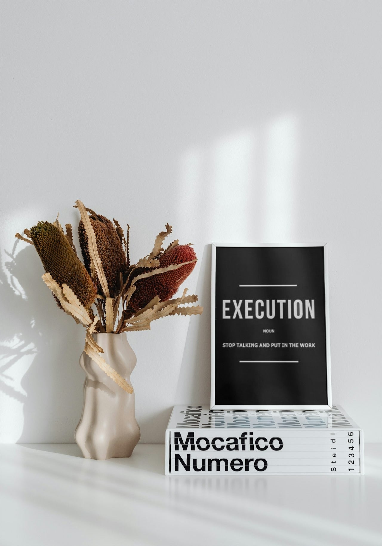 EXECUTION MOTIVATIONAL CANVAS POSTER