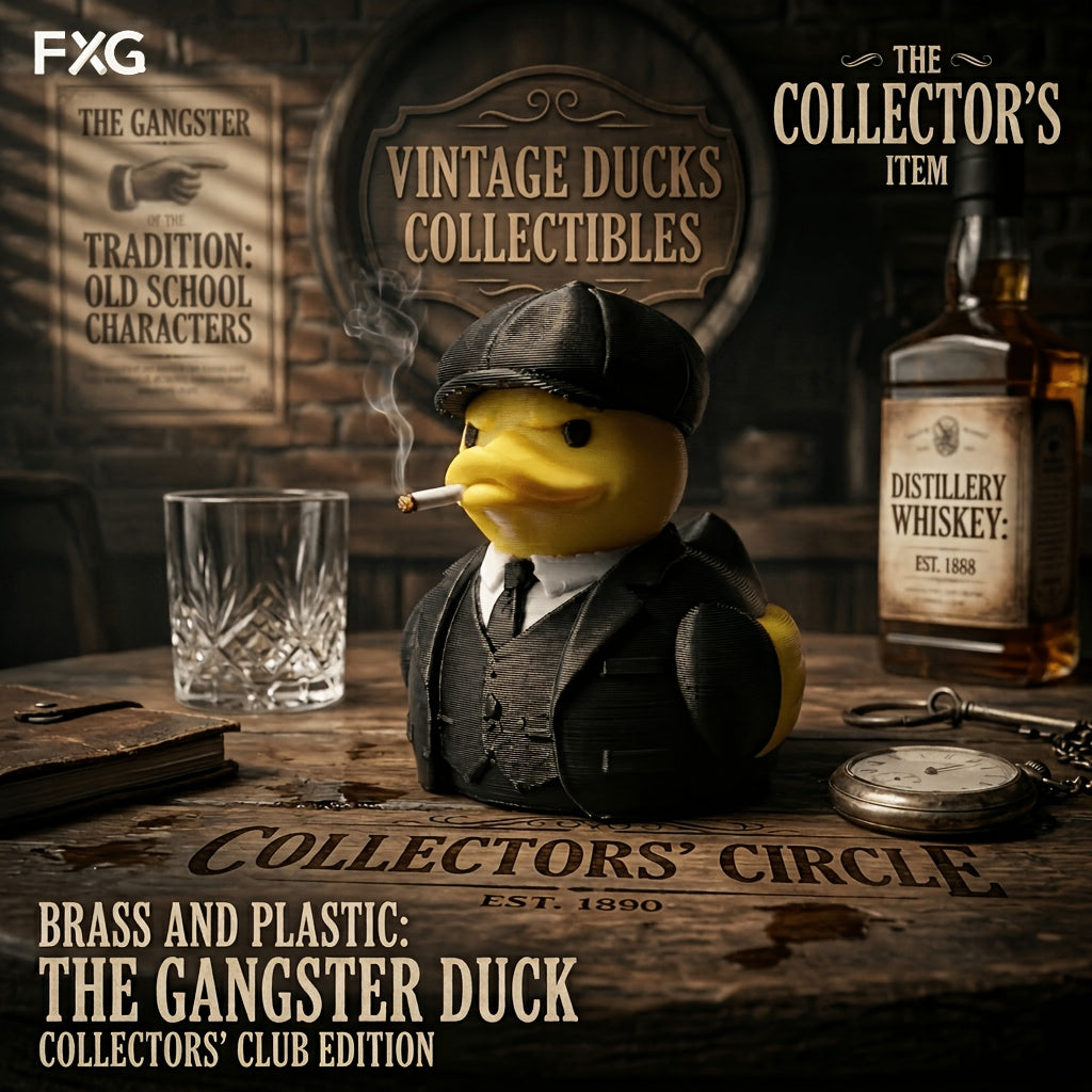 Tnessential British Suit Duck Decorative Ornament 3D Decor