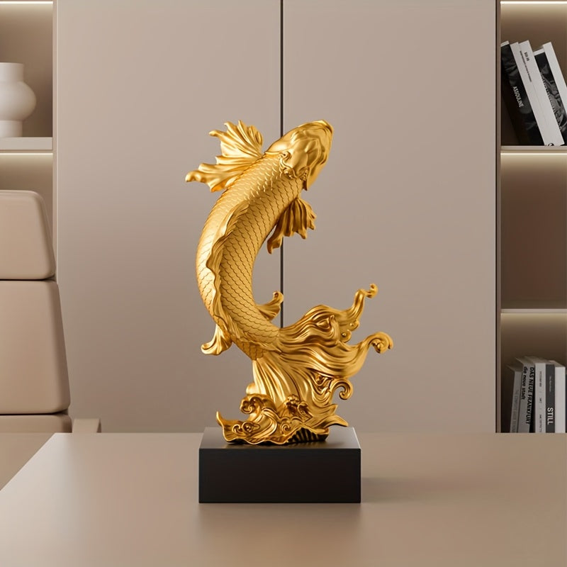 Tnessential Creative Arowana Sculpture Ornament 3D Decor