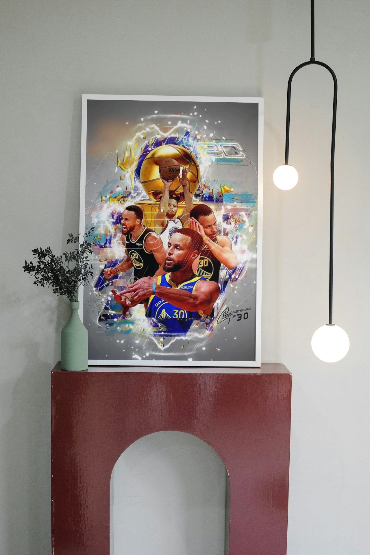 STEPH CURRY CANVAS POSTER