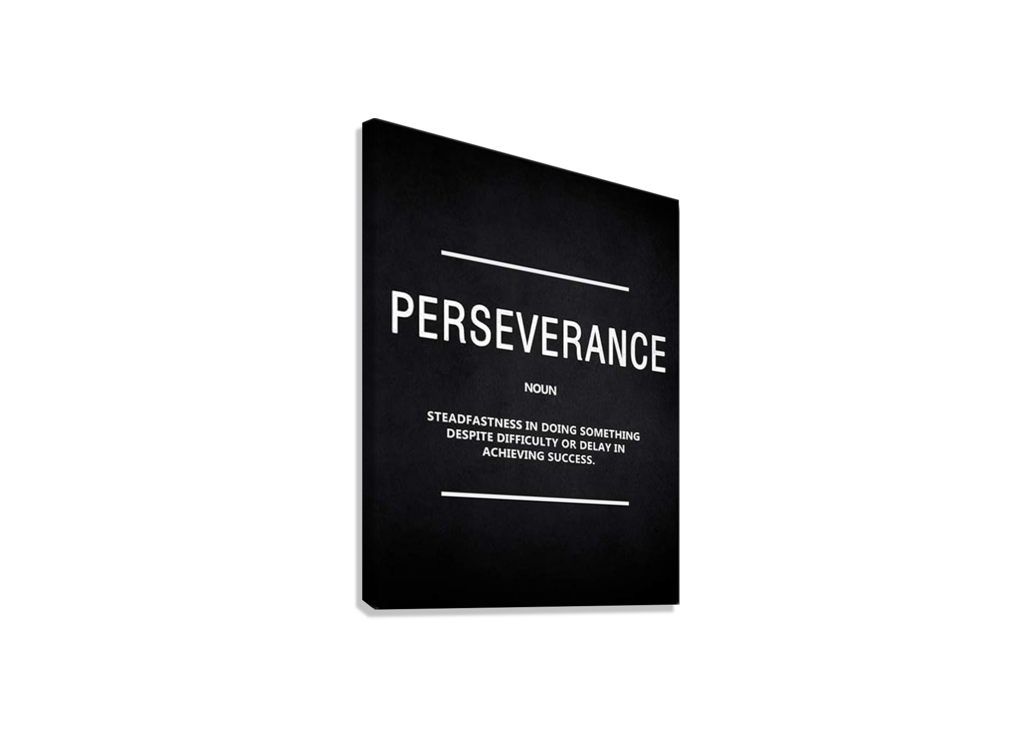 PERSEVERANCE MOTIVATIONAL CANVAS POSTER