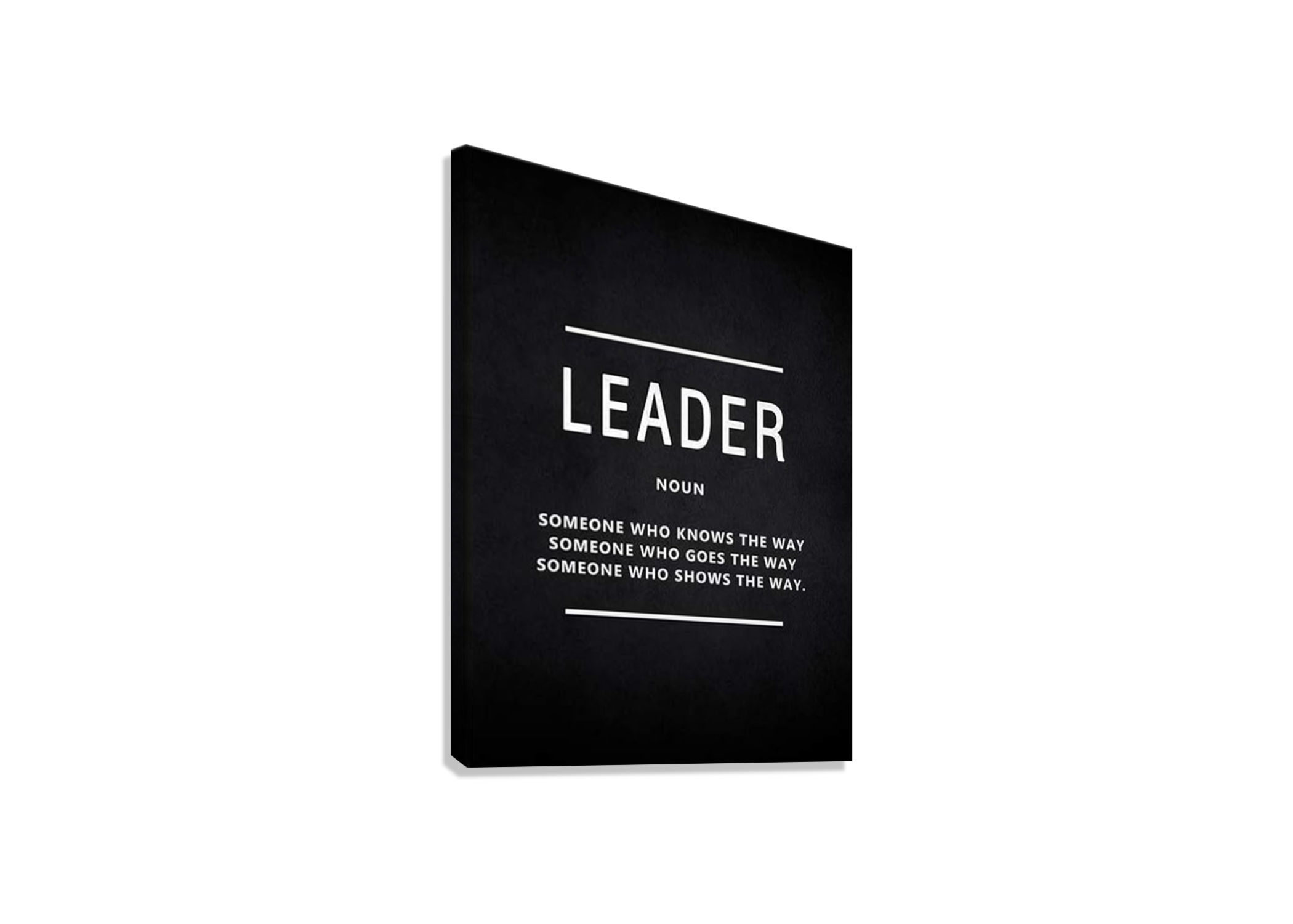LEADER MOTIVATIONAL CANVAS POSTER