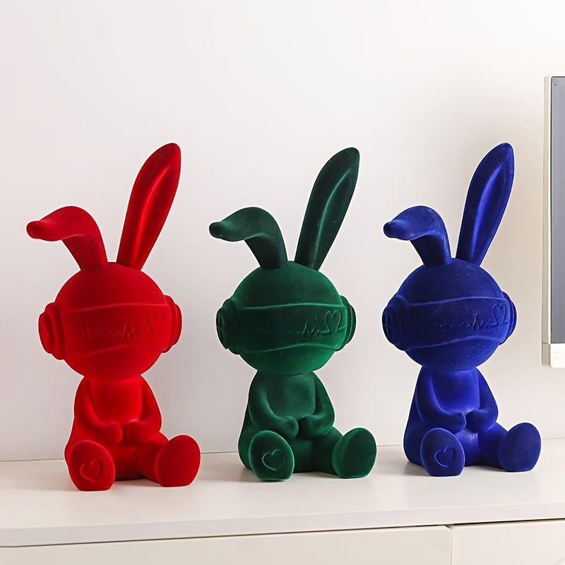Tnessential Easter Bunny Statue 3D Decor