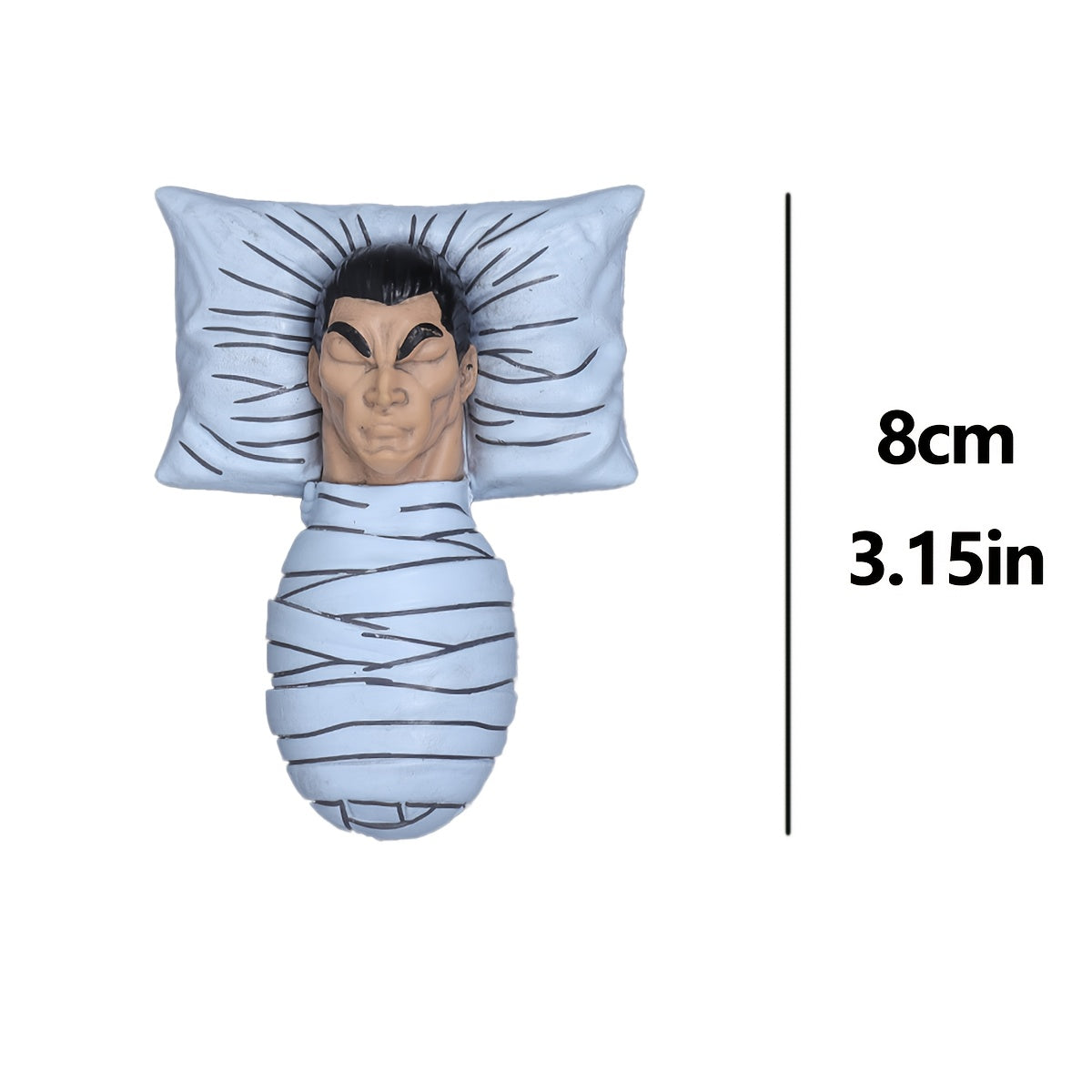Tnessential BAKI Injured Retsu Kaioh Action Figure 3D Decor