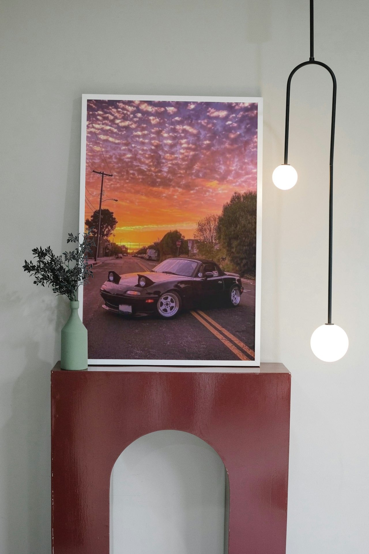 CAR CANVAS POSTER