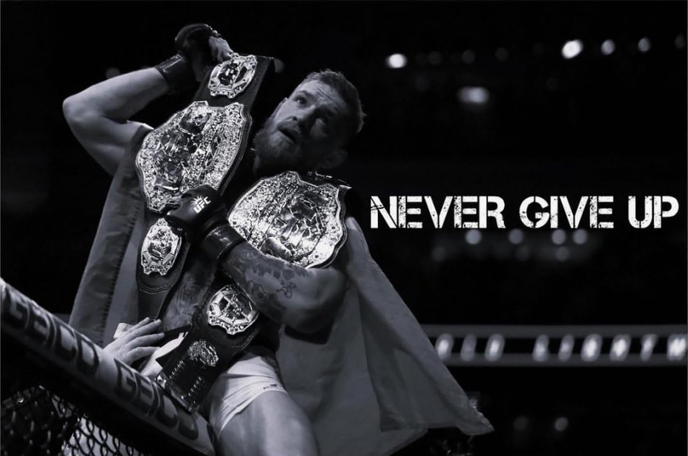 CONOR MCGREGOR UFC MOTIVATIONAL CANVAS POSTER