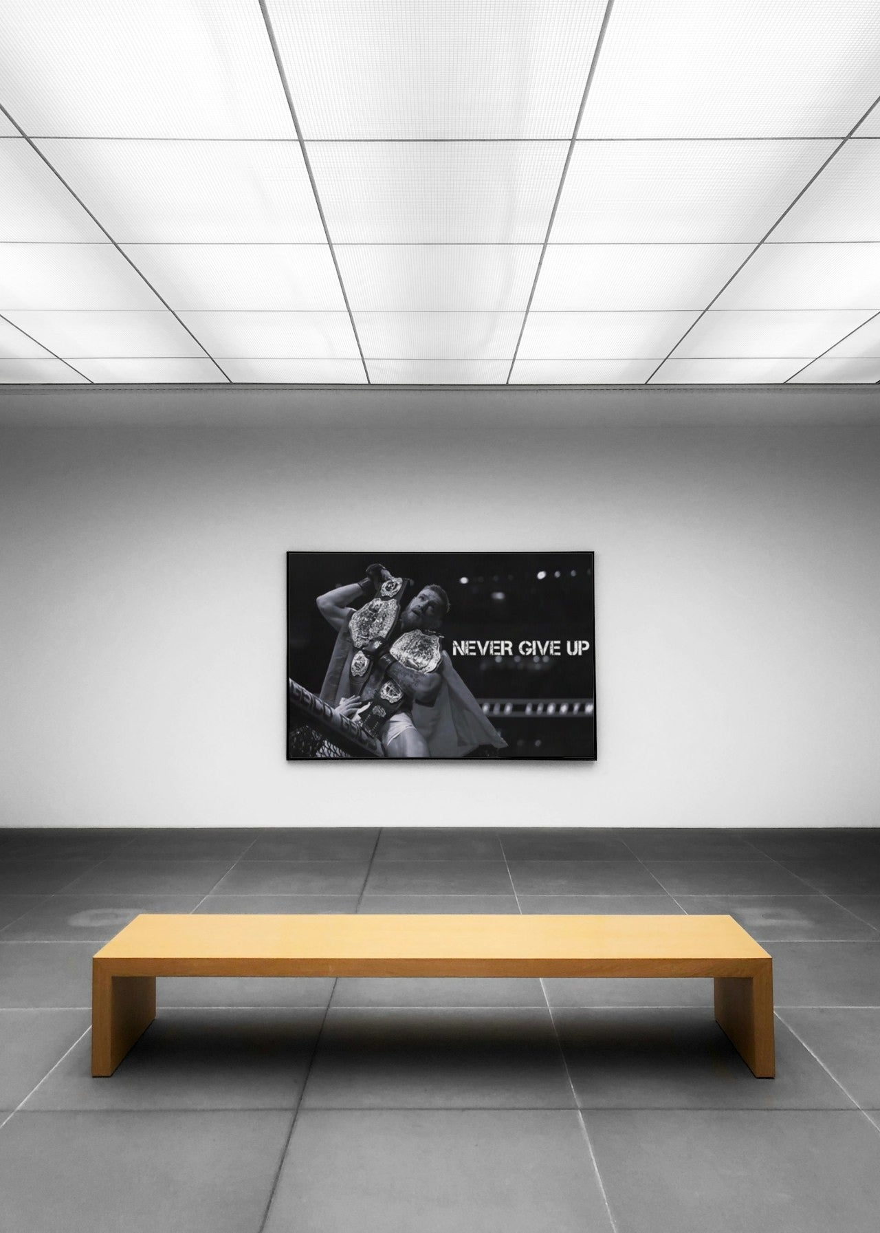 CONOR MCGREGOR UFC MOTIVATIONAL CANVAS POSTER
