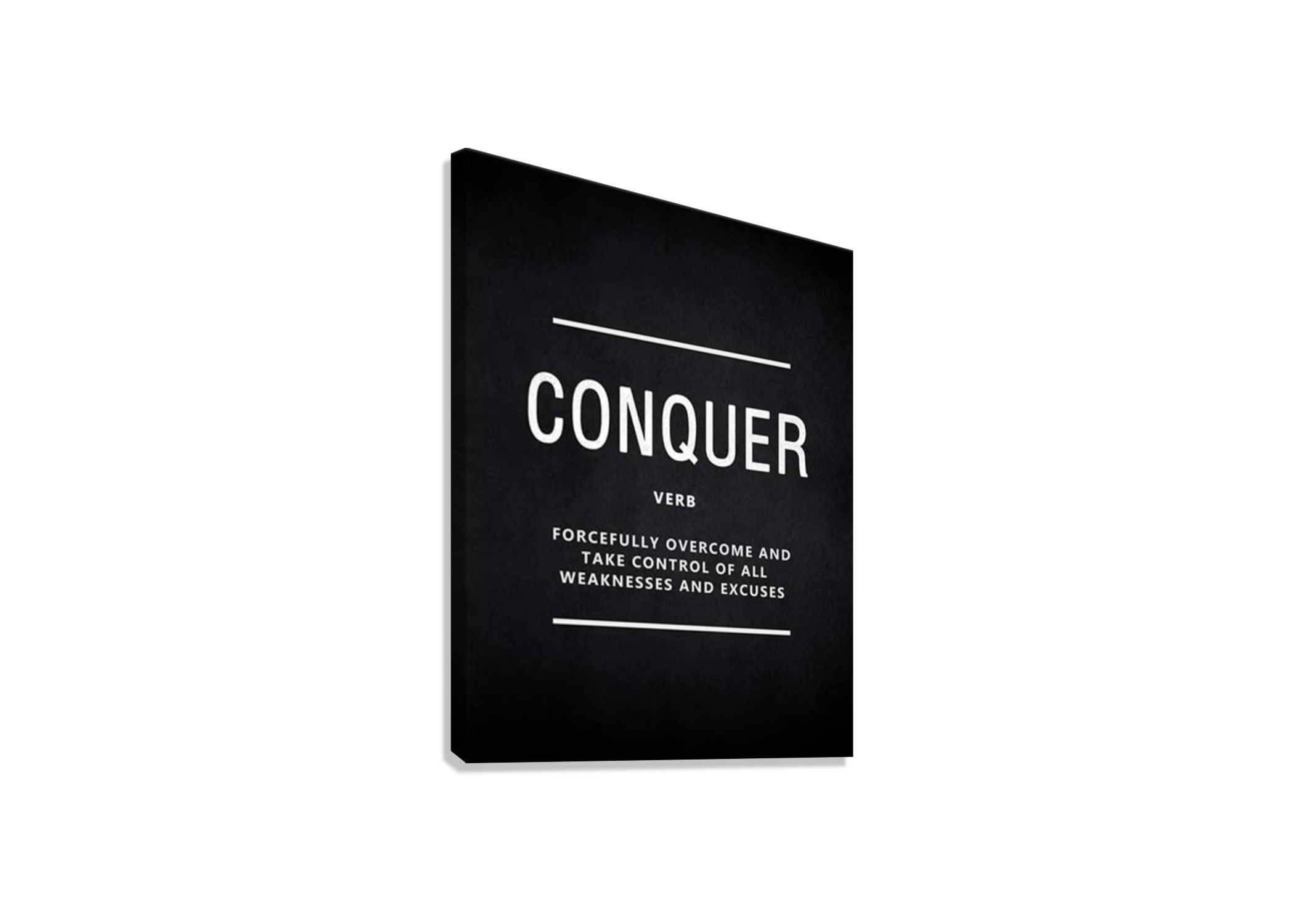 CONQUER CANVAS POSTER