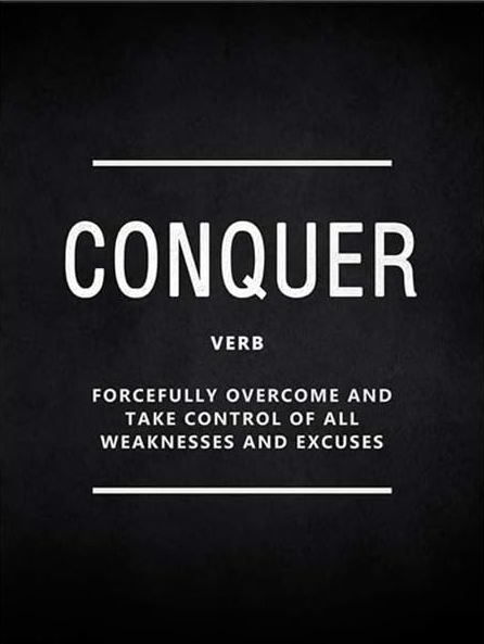 CONQUER CANVAS POSTER