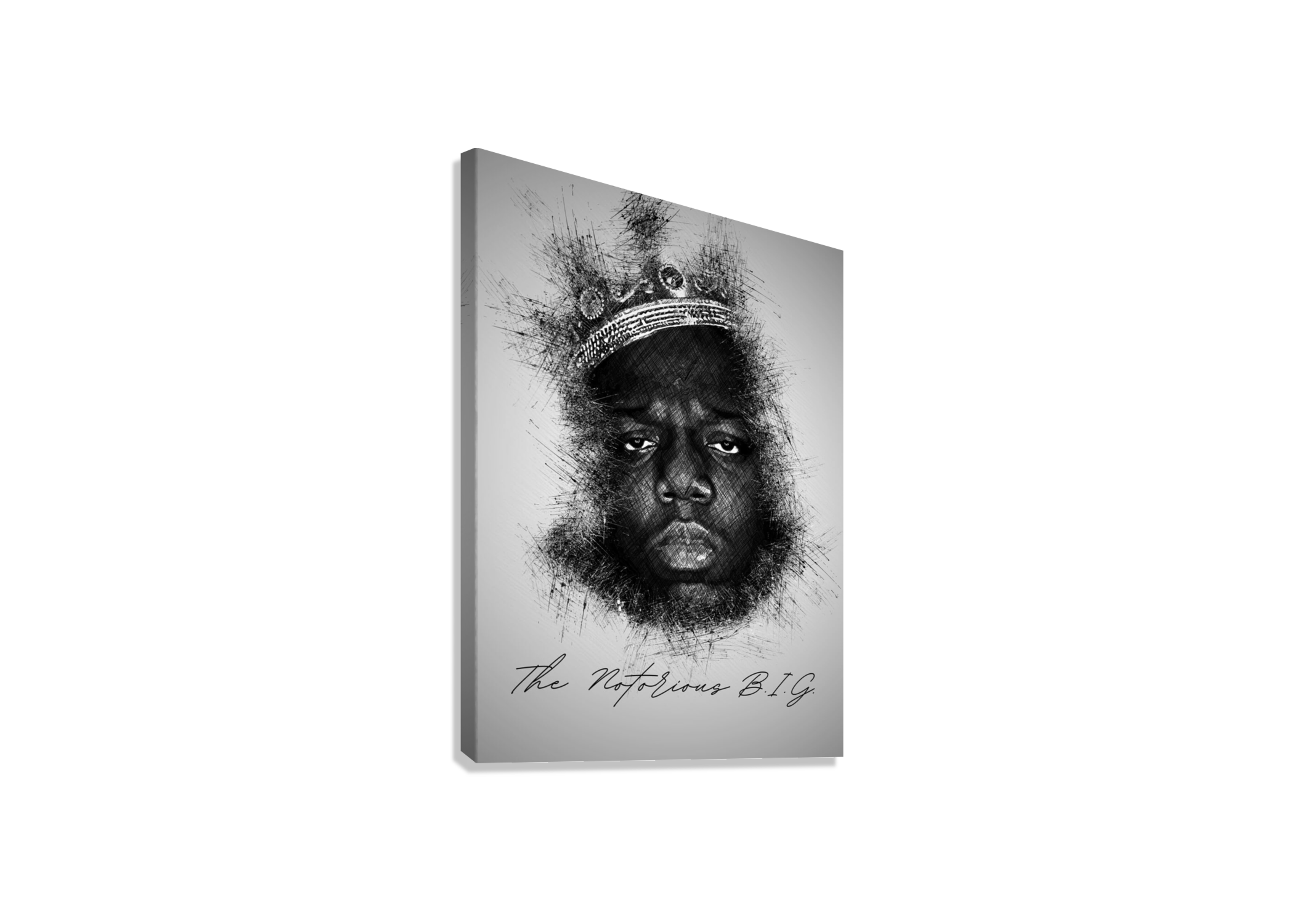 THE NOTORIOUS BIGGIE CANVAS POSTER
