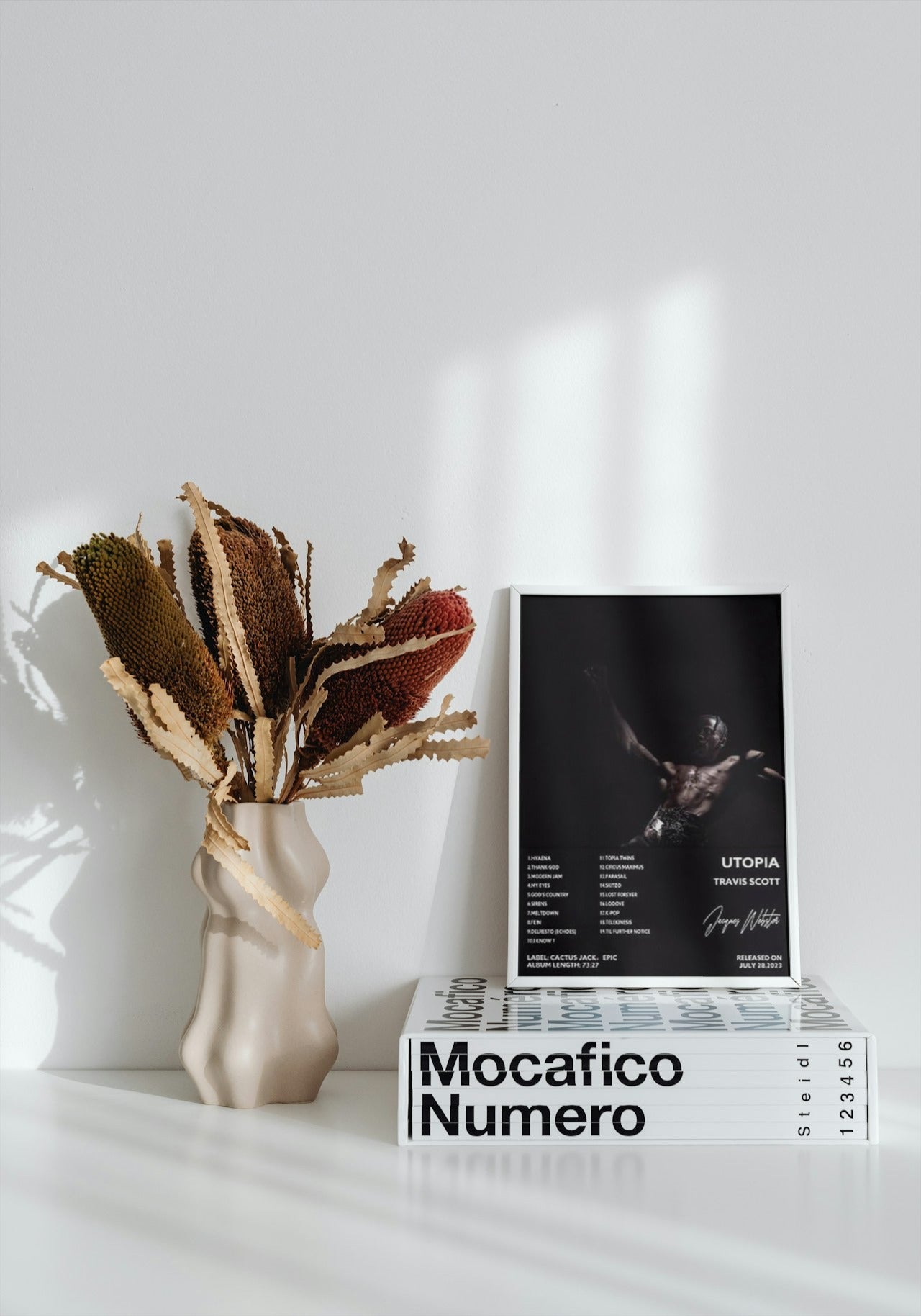 TRAVIS SCOTT UTOPIA BLACK VERSION CANVAS POSTER