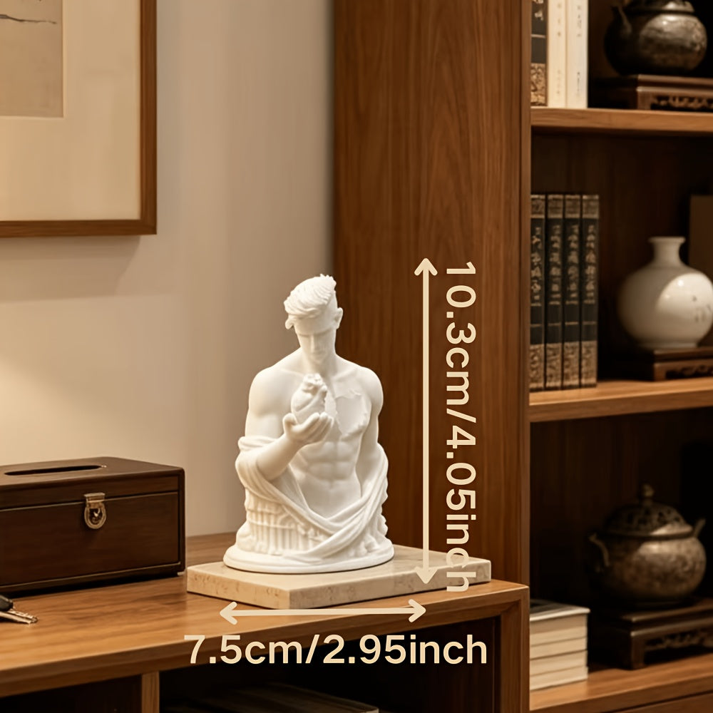 Tnessential Gothic-style Realistic Male Torso Sculpture 3D Decor