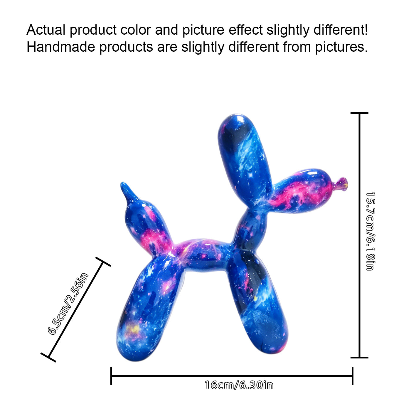 Tnessential Modern Balloon Dog Statue 3D Decor