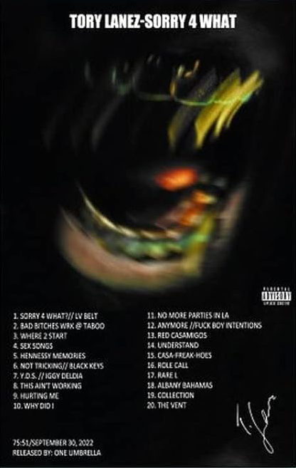 TORY LANES "SPRAY FOR WHAT " CANVAS POSTER