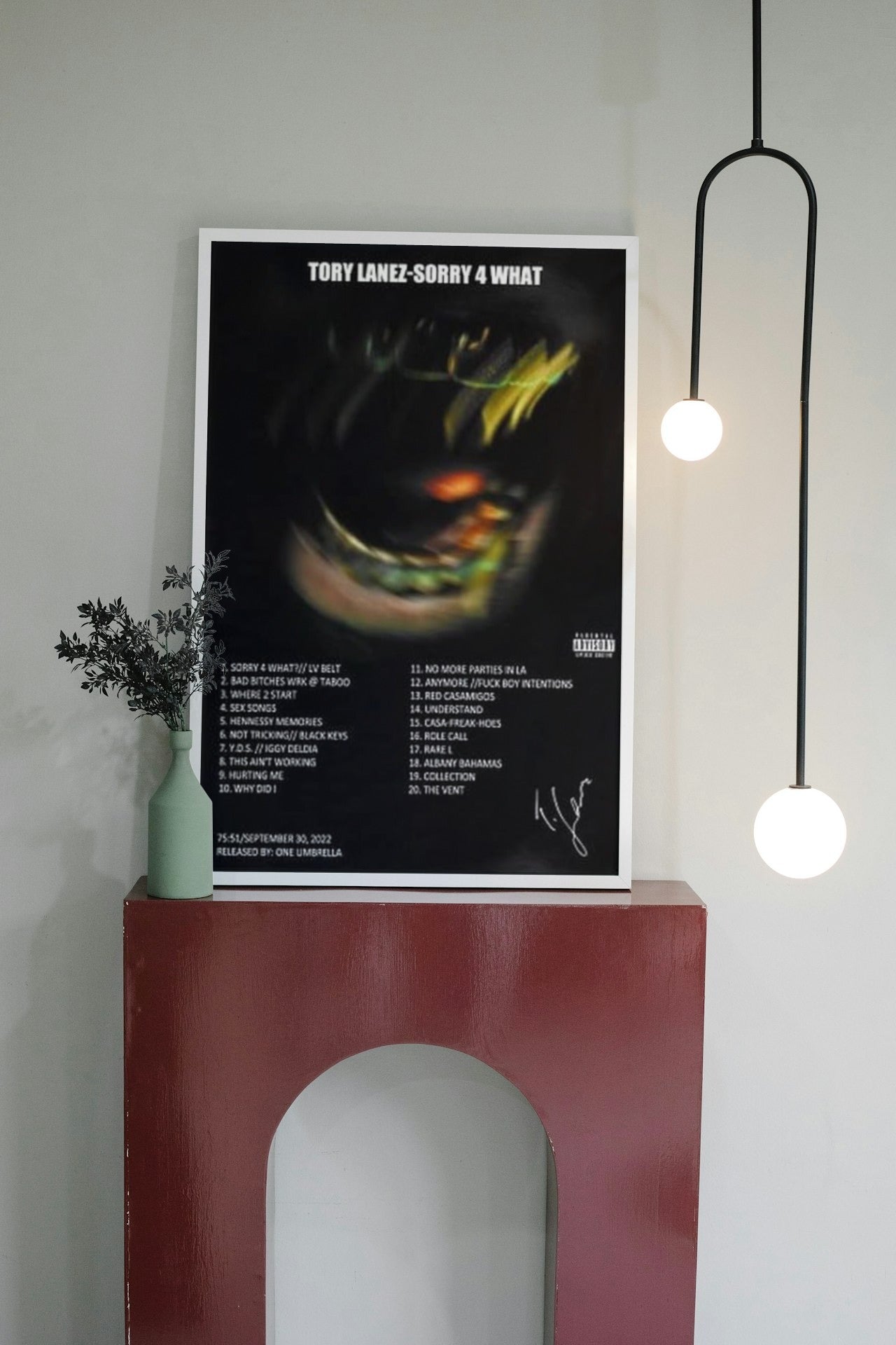 TORY LANES "SPRAY FOR WHAT " CANVAS POSTER