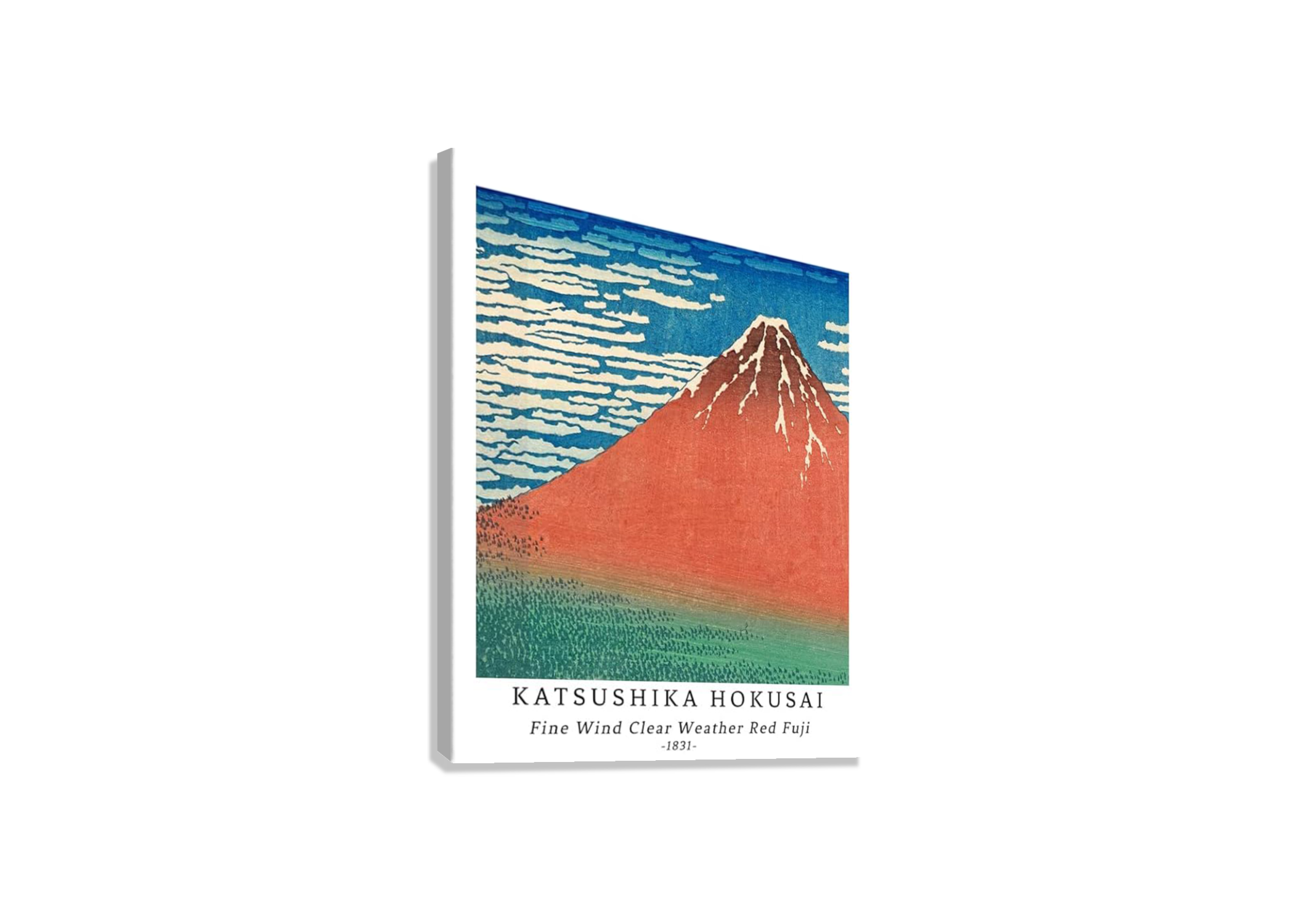 ART PAINTING PRINT BY KATSUSHIKA HOKUSAI CANVAS POSTER