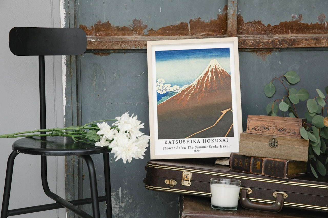 ART PAINTING PRINT BY KATSUSHIKA HOKUSAI CANVAS POSTER