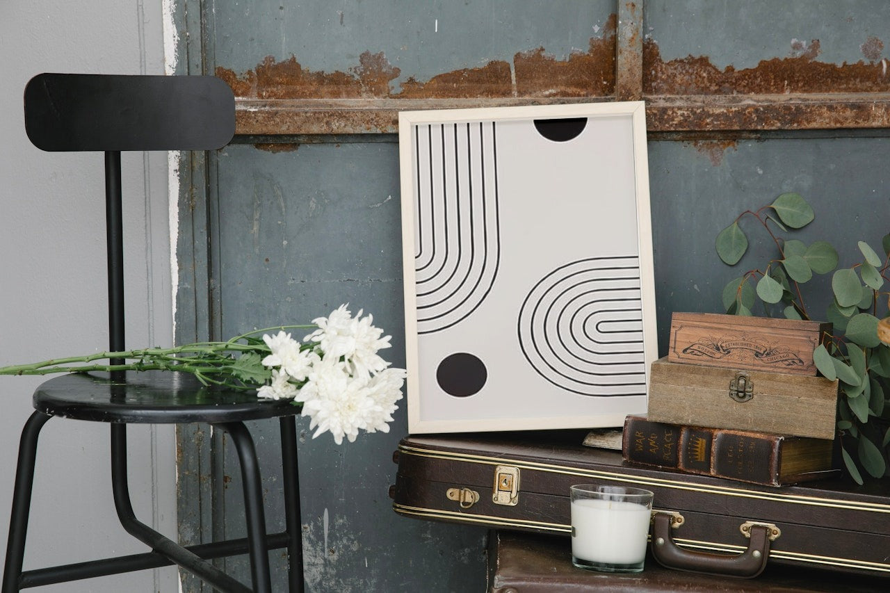 SAGE BLACK CANVAS POSTER 3