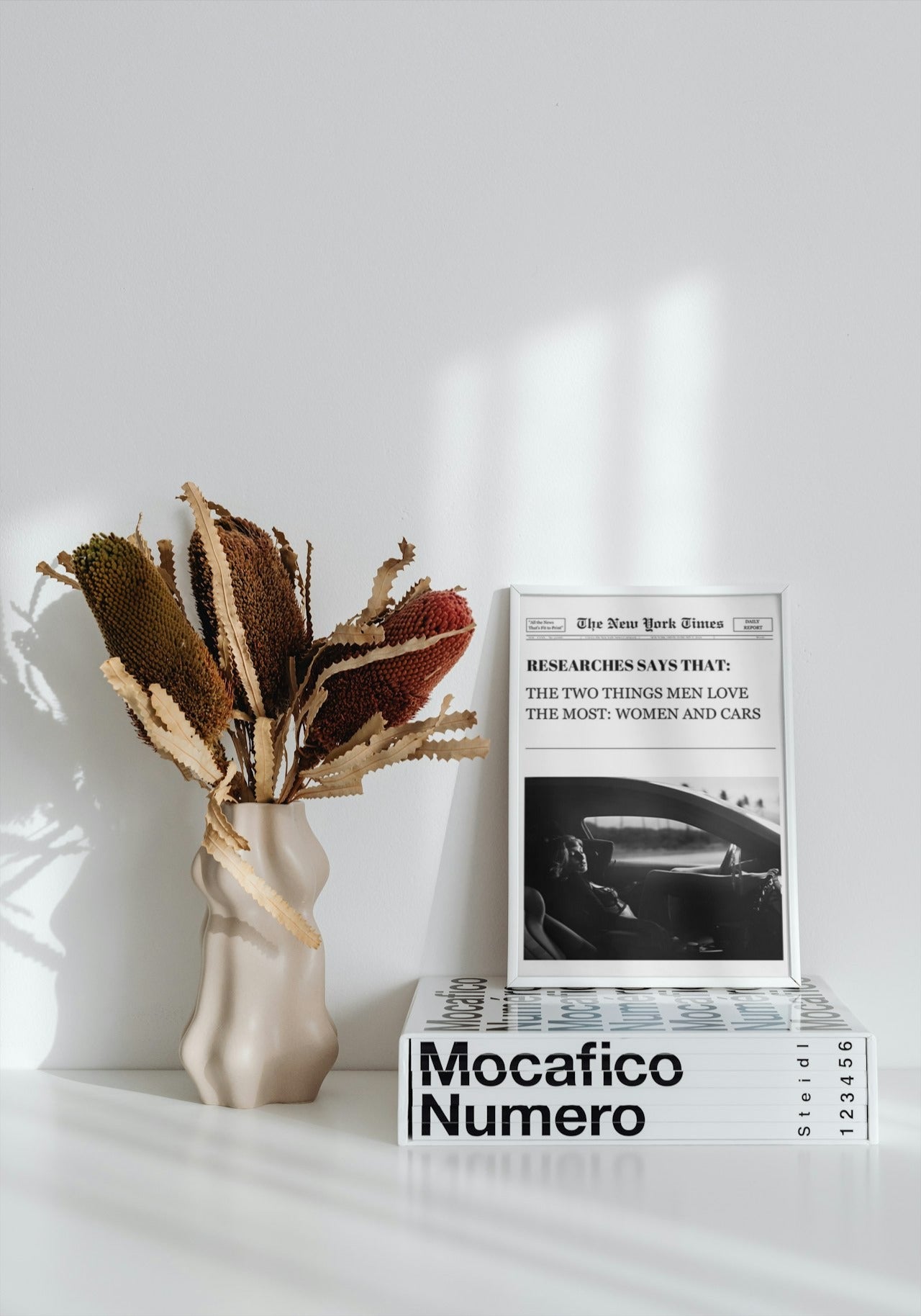 FUNNY AESTHETIC THE TWO THINGS MEN AND WOMEN LOVE CANVAS POSTER