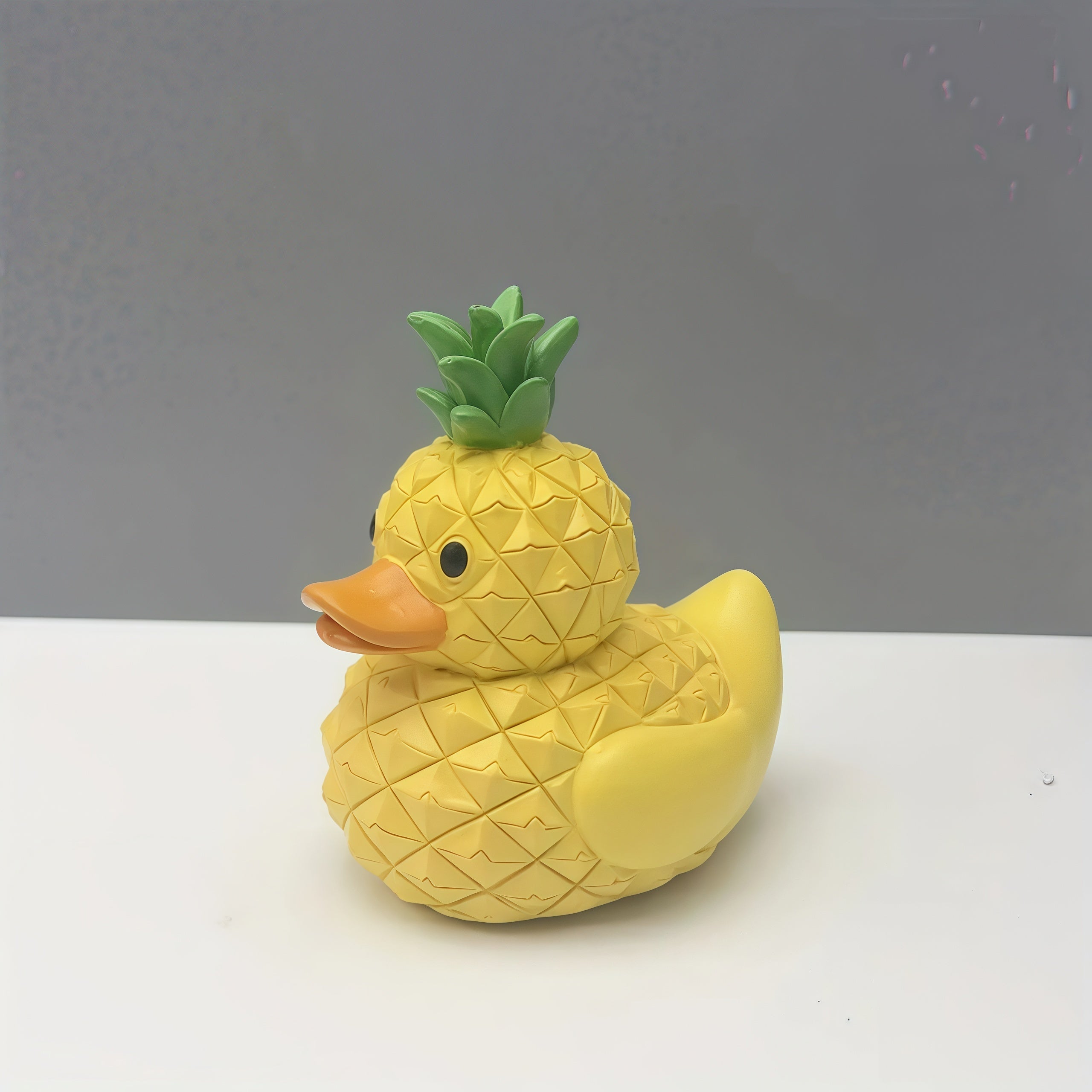 Tnessential Funny Pineapple Duck Resin Statue 3D Decor