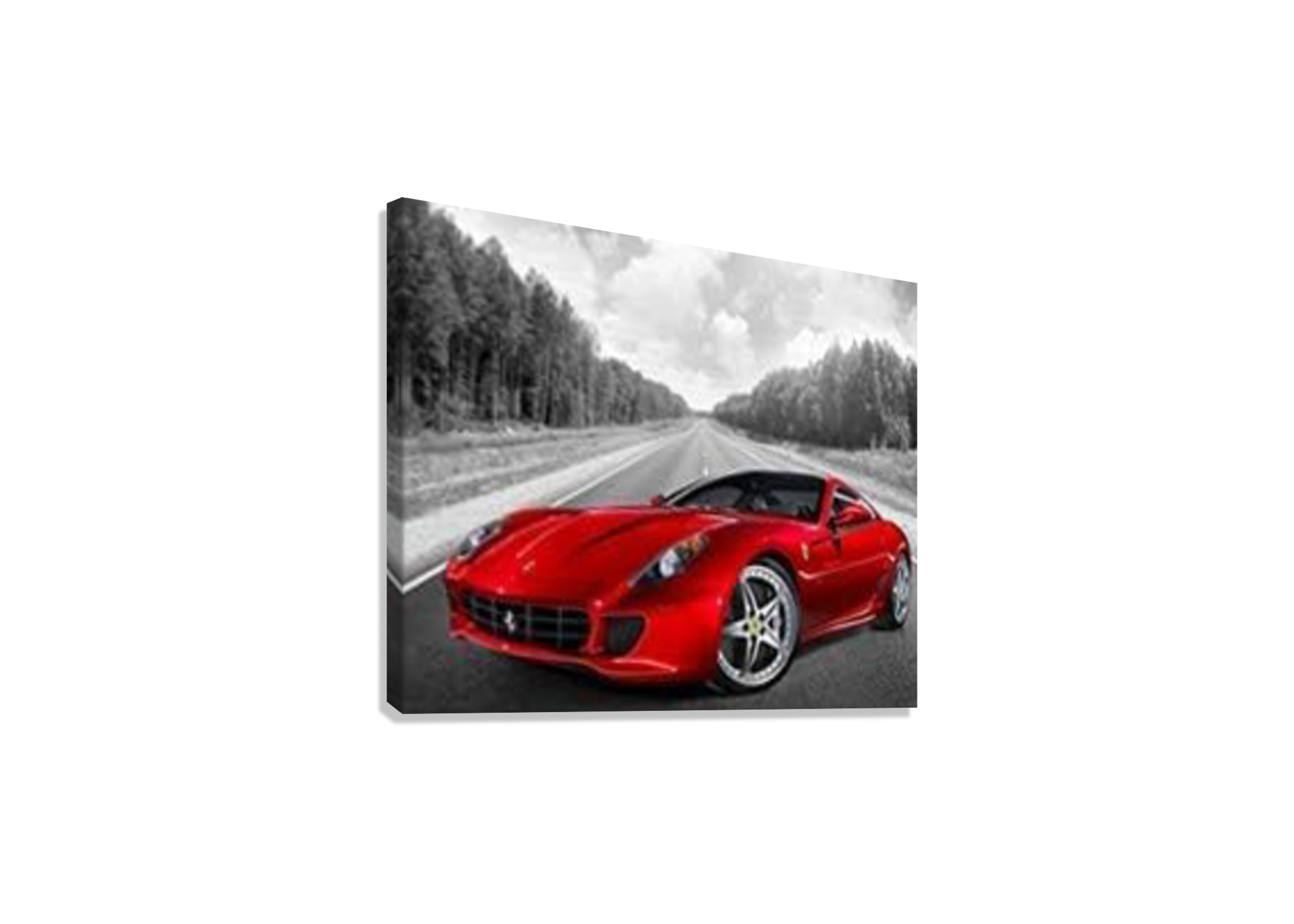 FERARI CAR CANVAS POSTER