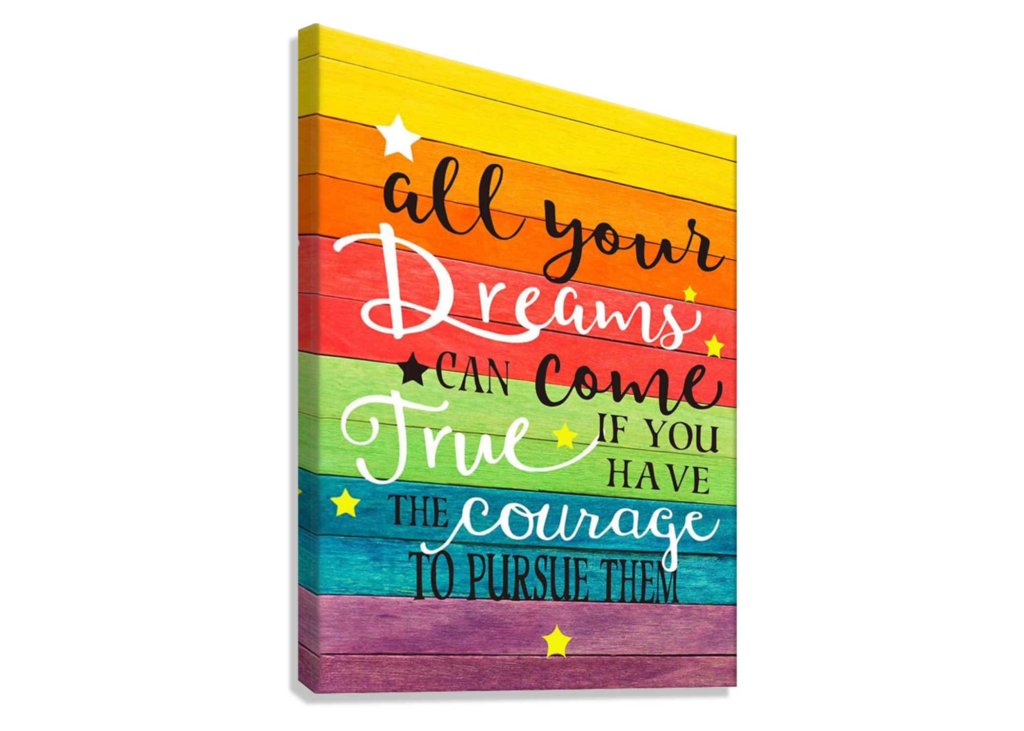 MOTIVATIONAL CANVAS POSTER :ALL YOU DREAM CAN COME TRUE"
