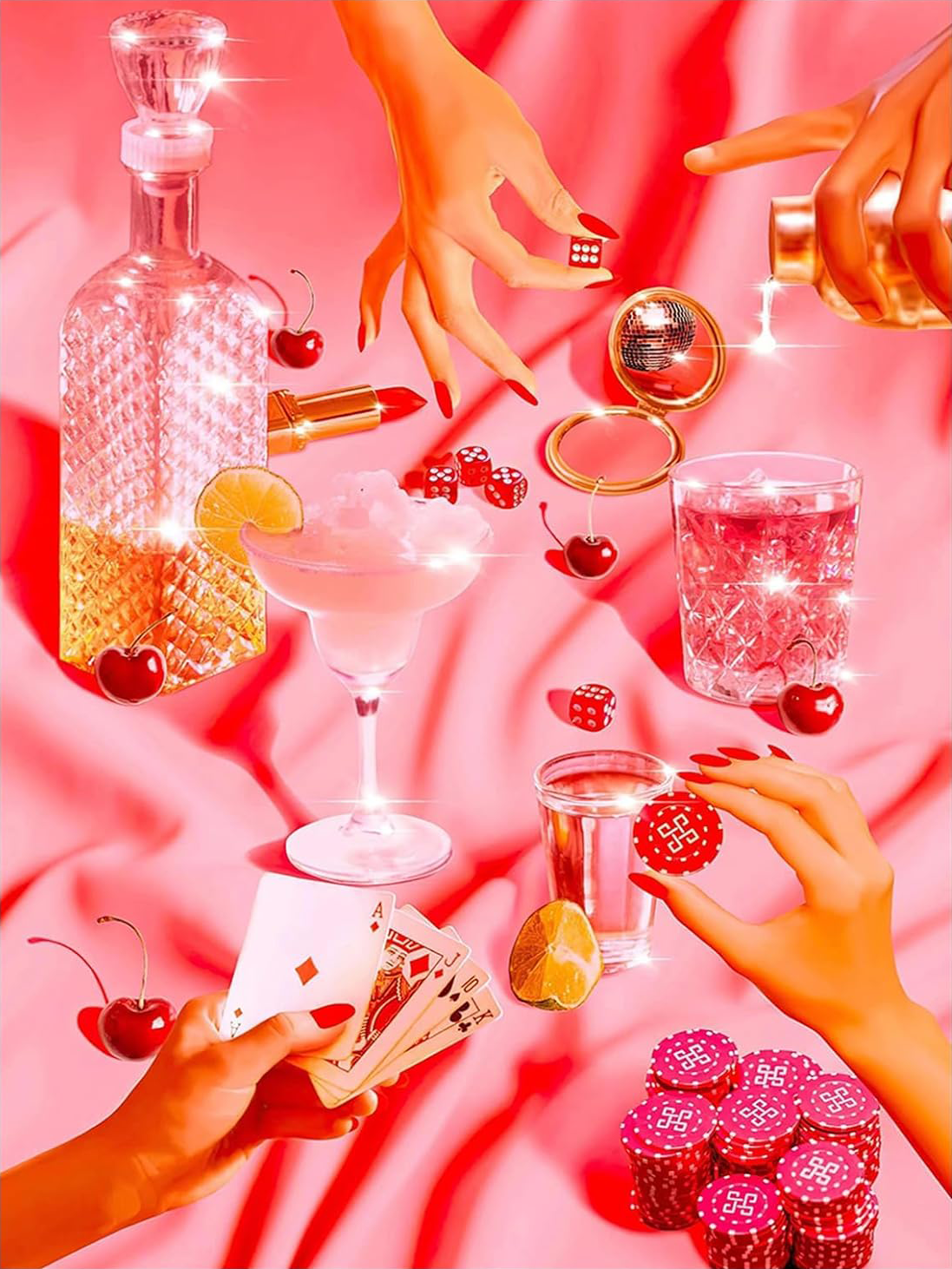 CUTE PINK AESTHETIC POSTER